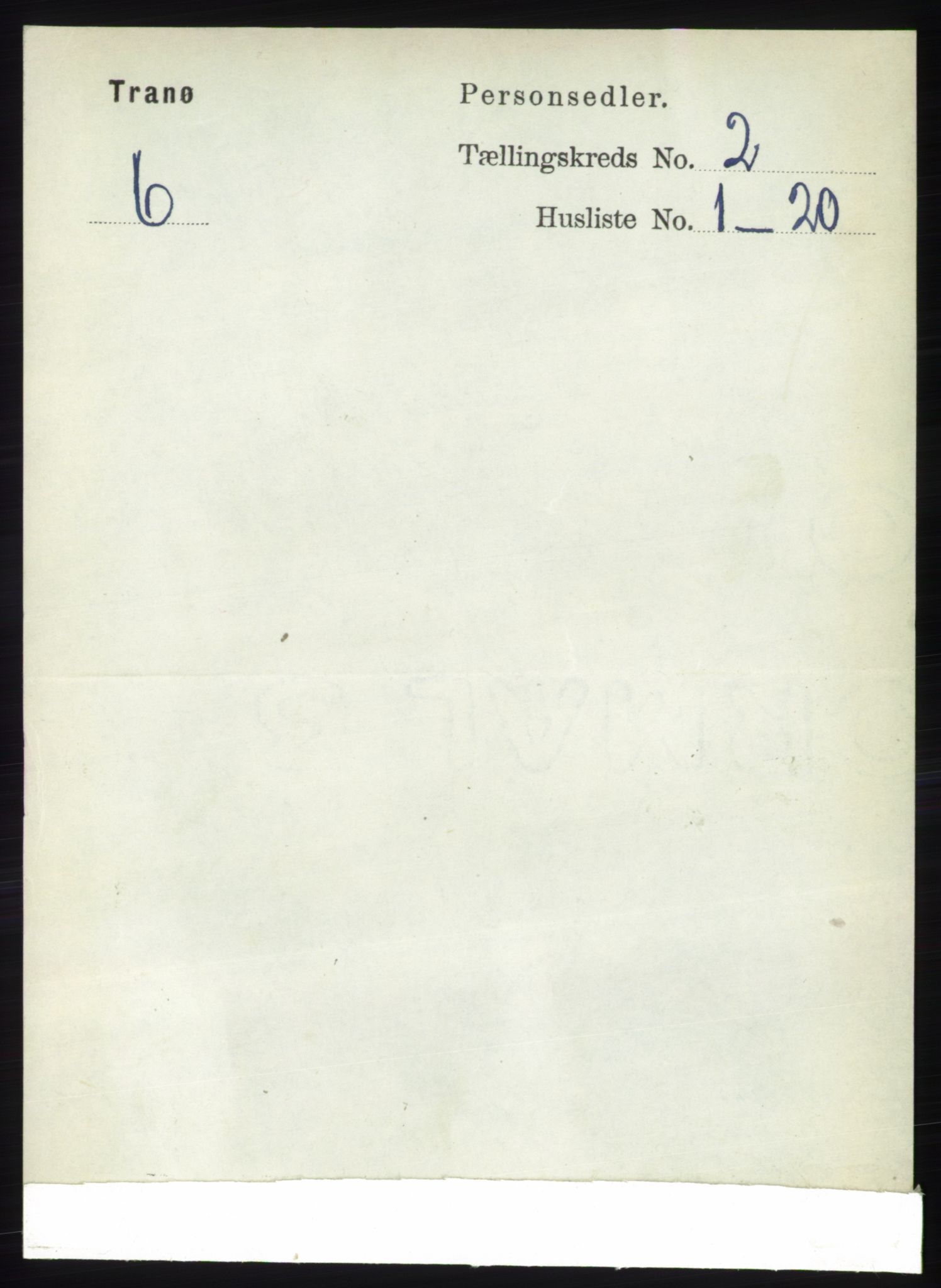 RA, 1891 census for 1927 Tranøy, 1891, p. 480