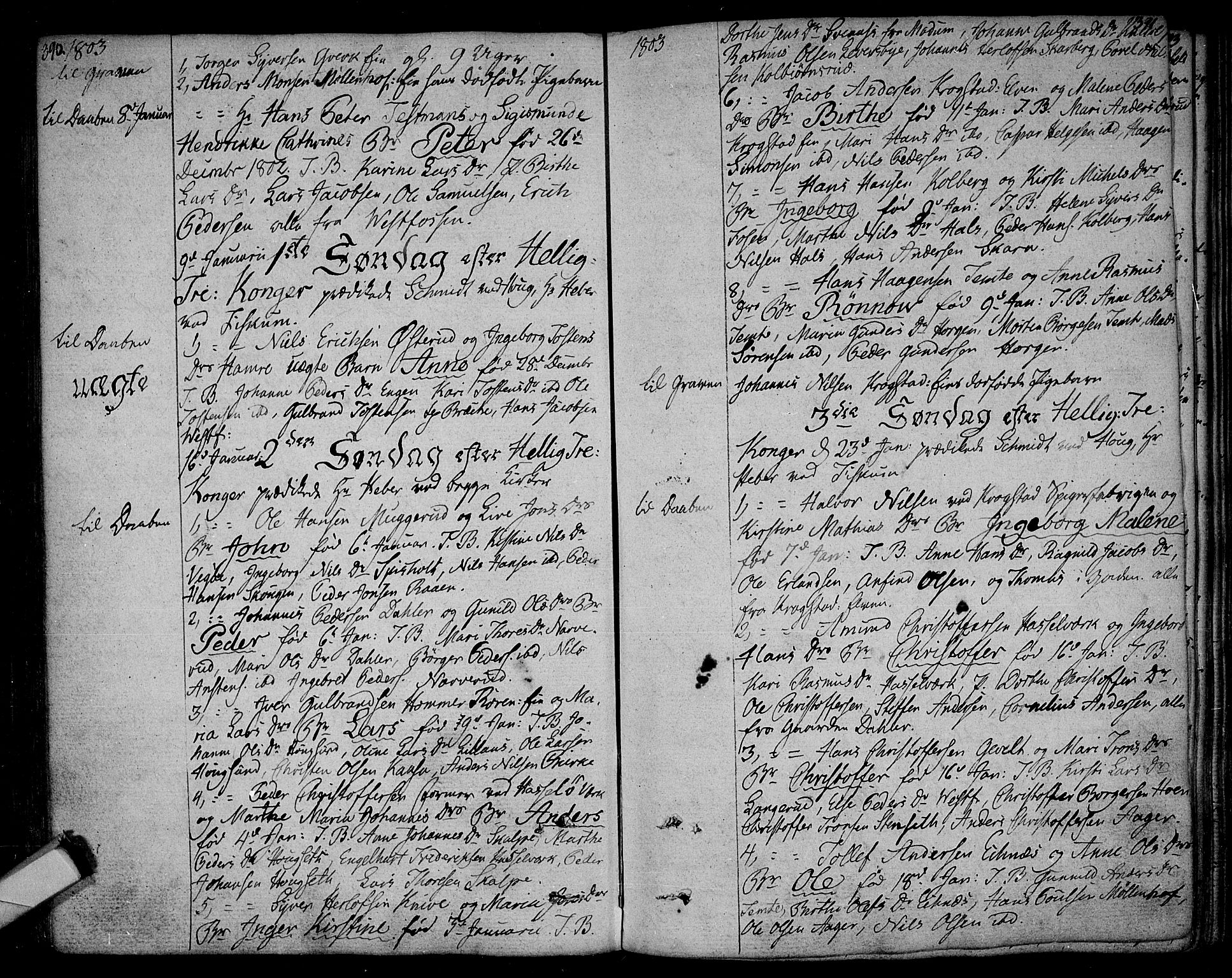 Eiker kirkebøker, SAKO/A-4/F/Fa/L0009: Parish register (official) no. I 9, 1789-1806, p. 390-391