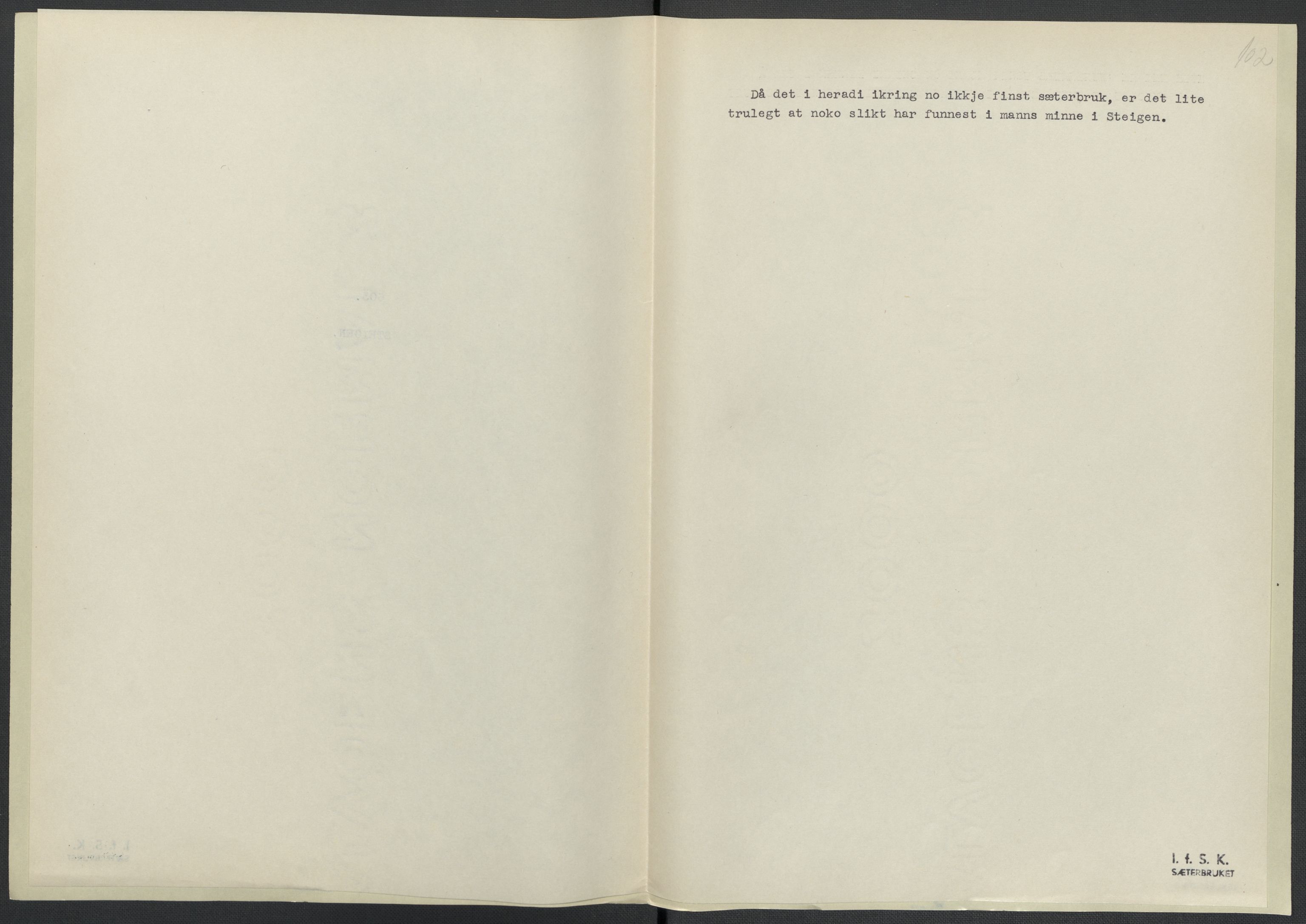 Instituttet for sammenlignende kulturforskning, AV/RA-PA-0424/F/Fc/L0016/0002: Eske B16: / Nordland (perm XLVII), 1932-1936, p. 102