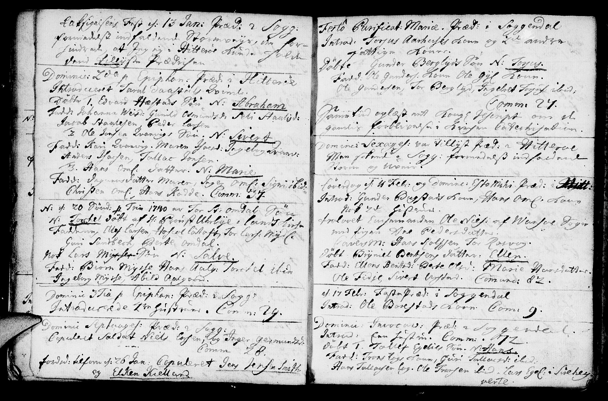 Sokndal sokneprestkontor, AV/SAST-A-101808: Parish register (official) no. A 3, 1740-1806