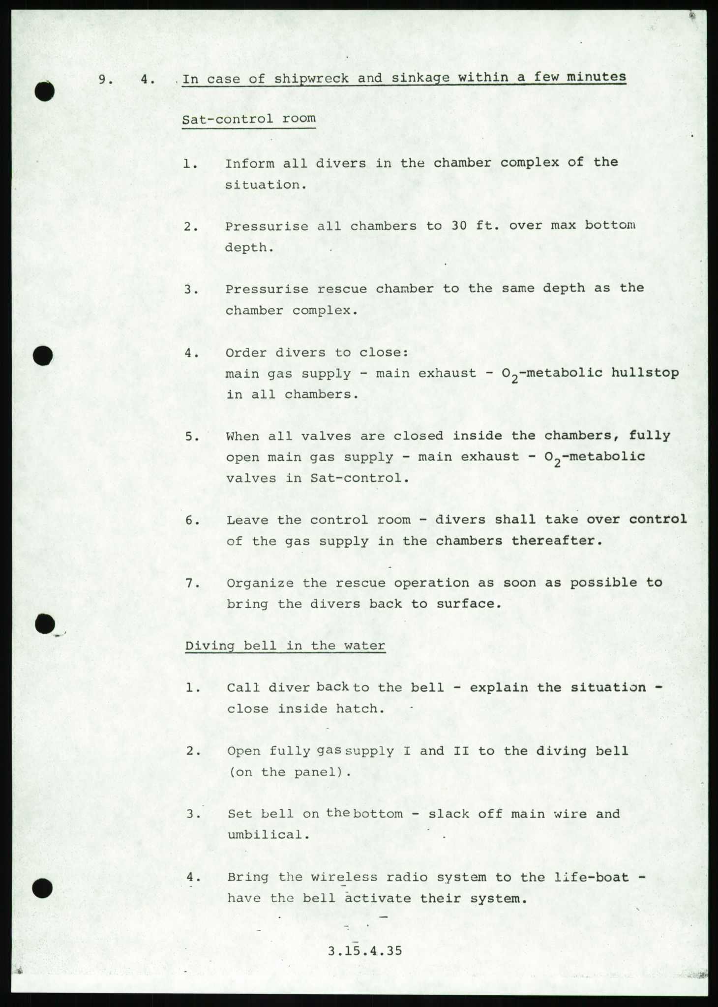 Justisdepartementet, Granskningskommisjonen ved Alexander Kielland-ulykken 27.3.1980, AV/RA-S-1165/D/L0016: O Beredskapsplaner (Doku.liste + O1-O3 av 3), 1980-1981, p. 246