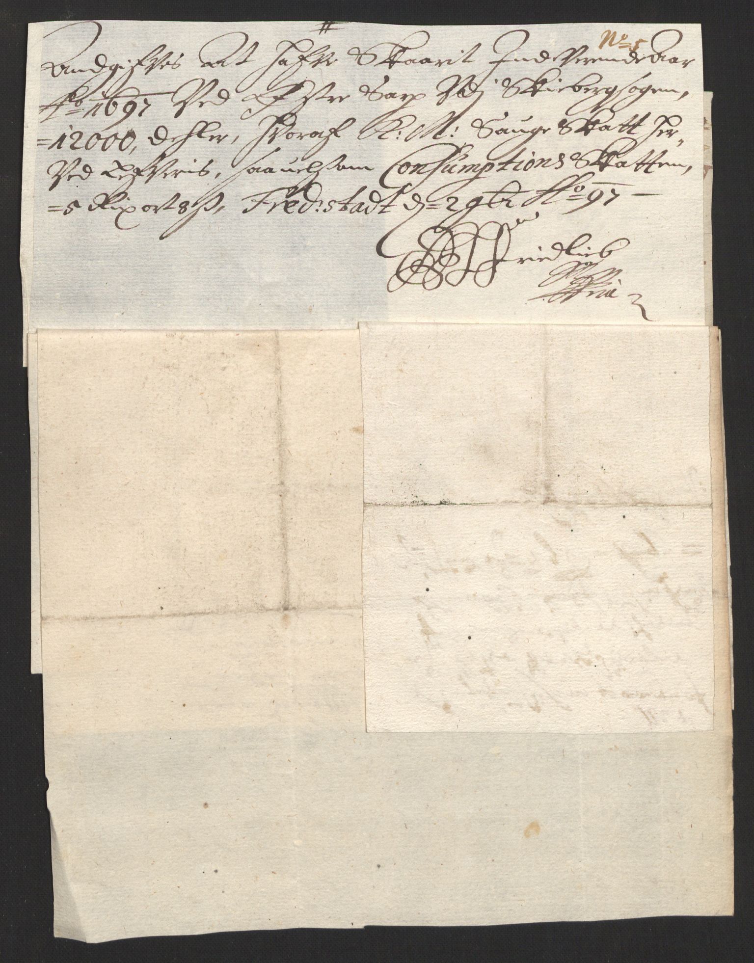 Rentekammeret inntil 1814, Reviderte regnskaper, Fogderegnskap, AV/RA-EA-4092/R01/L0013: Fogderegnskap Idd og Marker, 1696-1698, p. 233