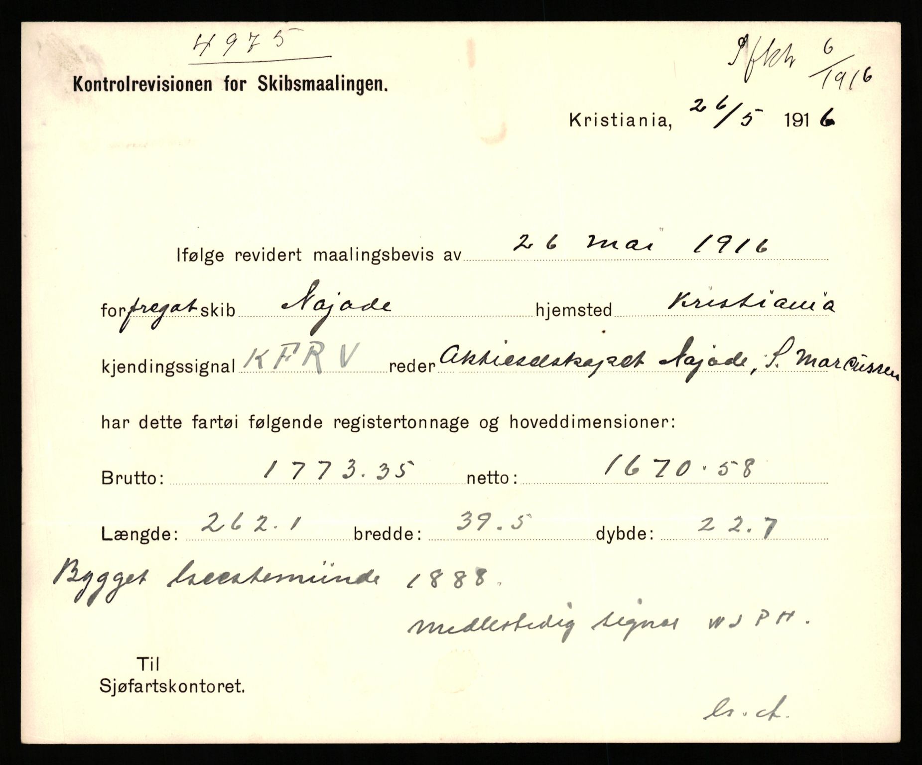 Sjøfartsdirektoratet med forløpere, skipsmapper slettede skip, AV/RA-S-4998/F/Fa/L0746: --, 1858-1933, p. 35