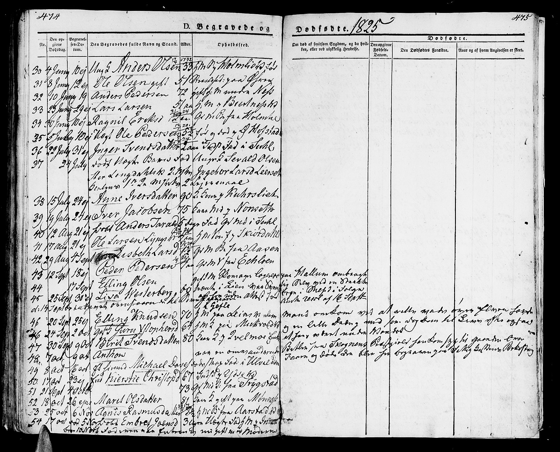 Ministerialprotokoller, klokkerbøker og fødselsregistre - Nord-Trøndelag, SAT/A-1458/723/L0237: Parish register (official) no. 723A06, 1822-1830, p. 474-475