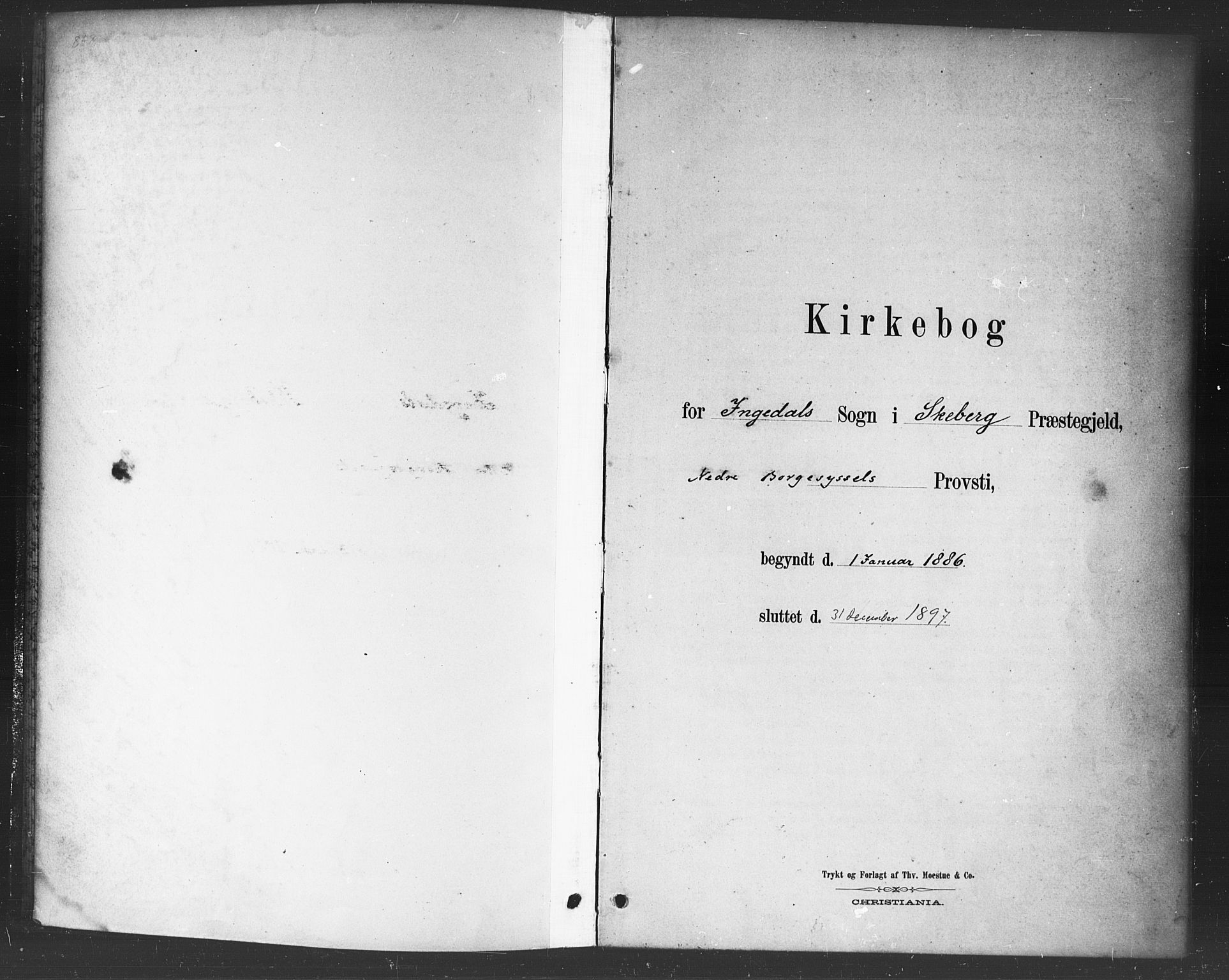 Skjeberg prestekontor Kirkebøker, SAO/A-10923/F/Fc/L0001: Parish register (official) no. III 1, 1886-1897