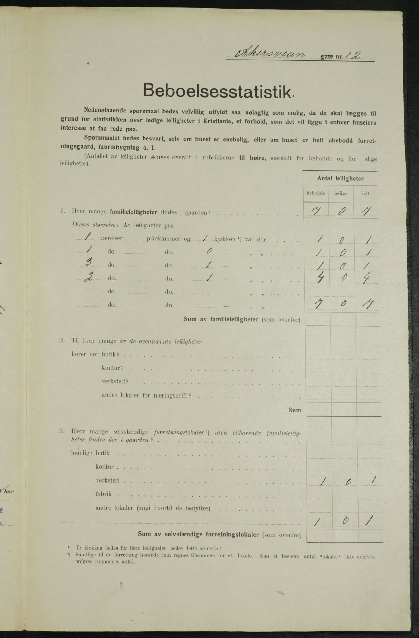 OBA, Municipal Census 1914 for Kristiania, 1914, p. 823