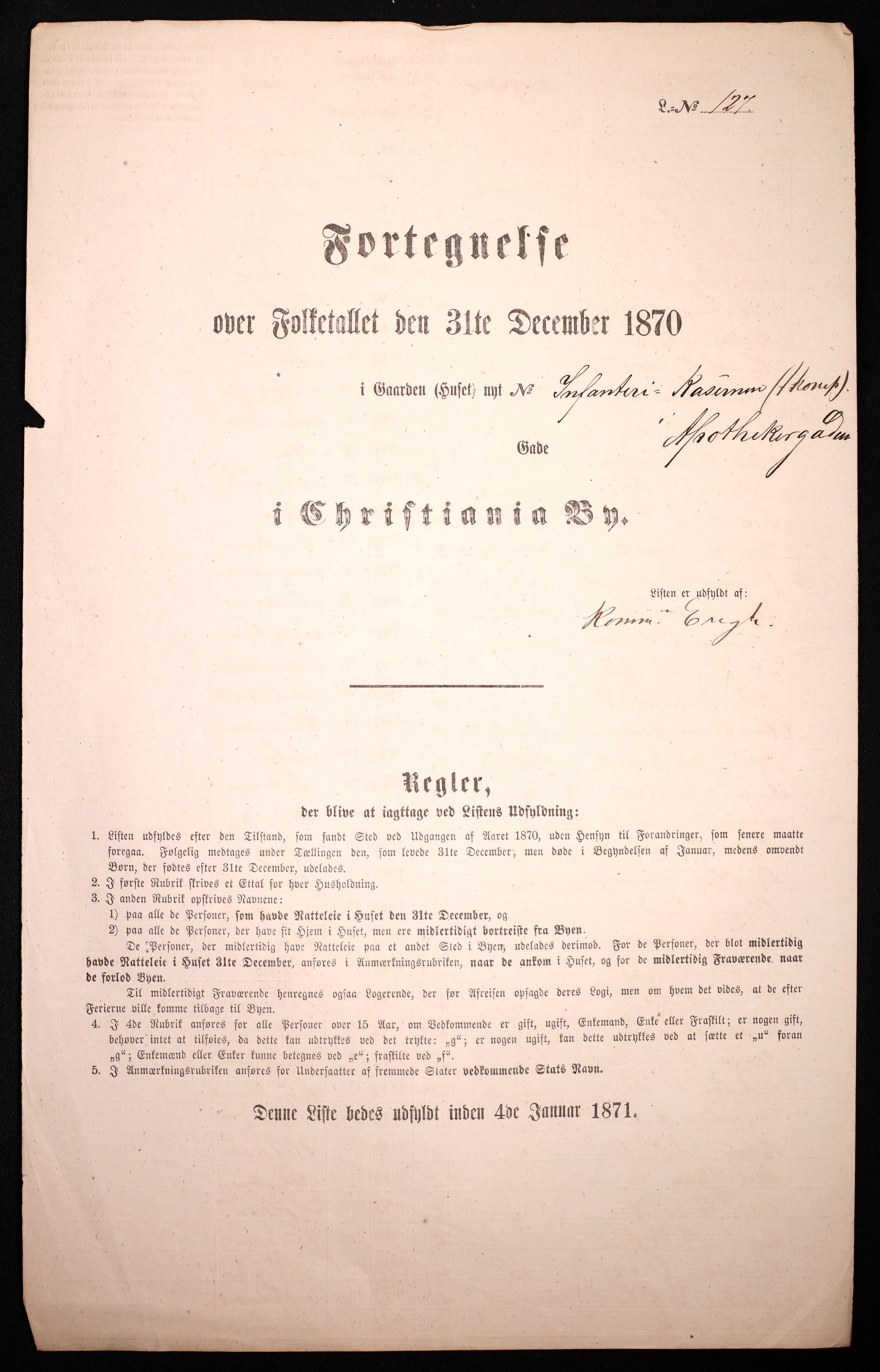 RA, 1870 census for 0301 Kristiania, 1870, p. 182