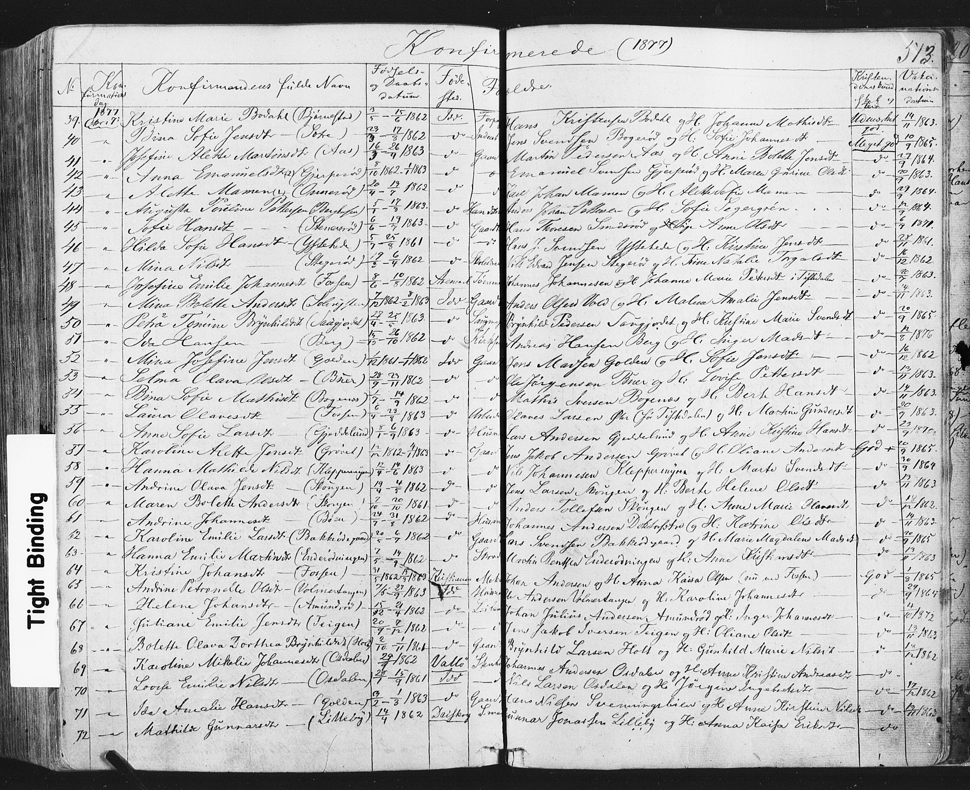 Idd prestekontor Kirkebøker, AV/SAO-A-10911/F/Fc/L0005: Parish register (official) no. III 5, 1861-1877, p. 513