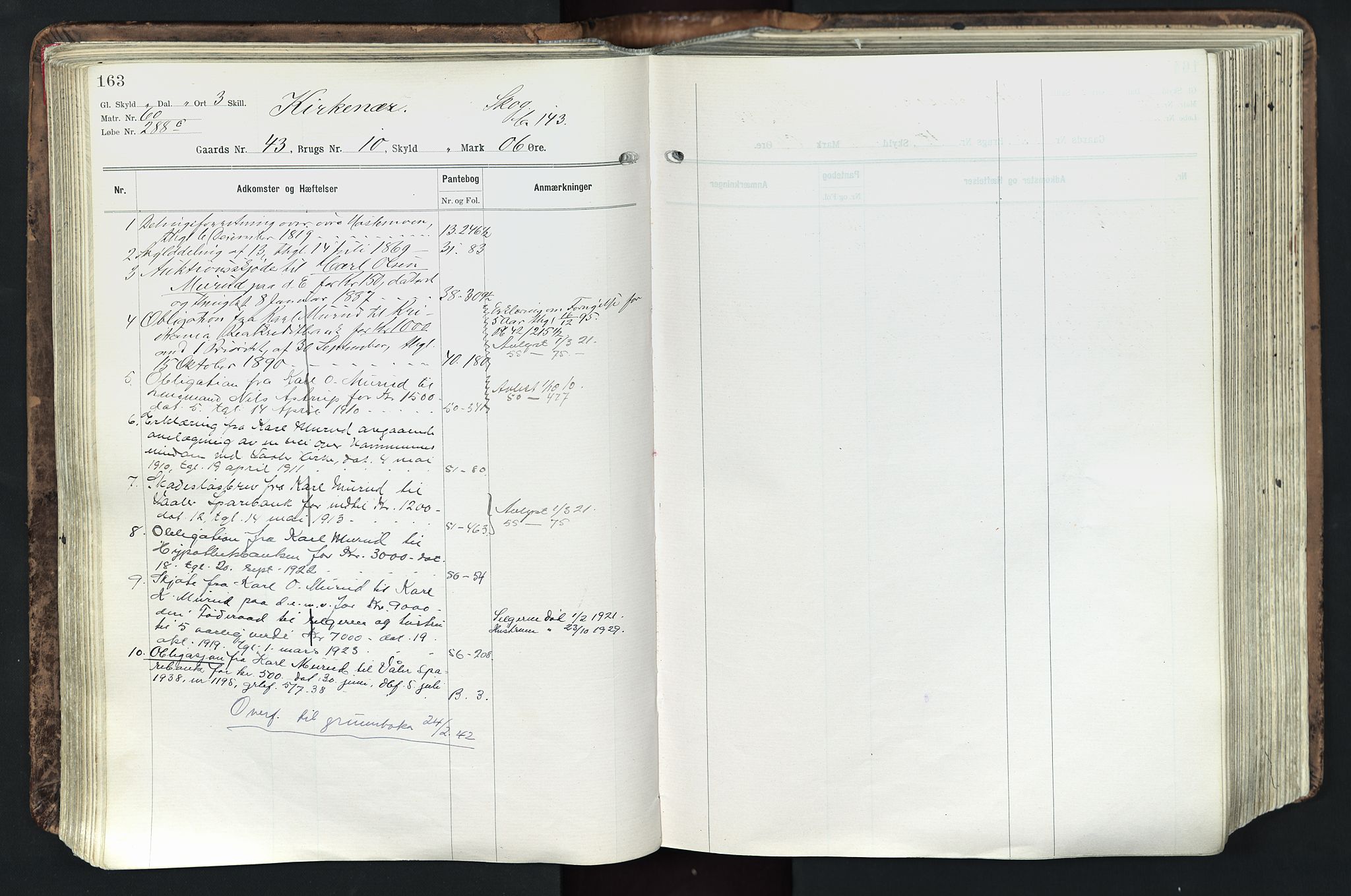 Solør tingrett, AV/SAH-TING-008/H/Ha/Hak/L0003: Mortgage register no. III, 1900-1935, p. 163