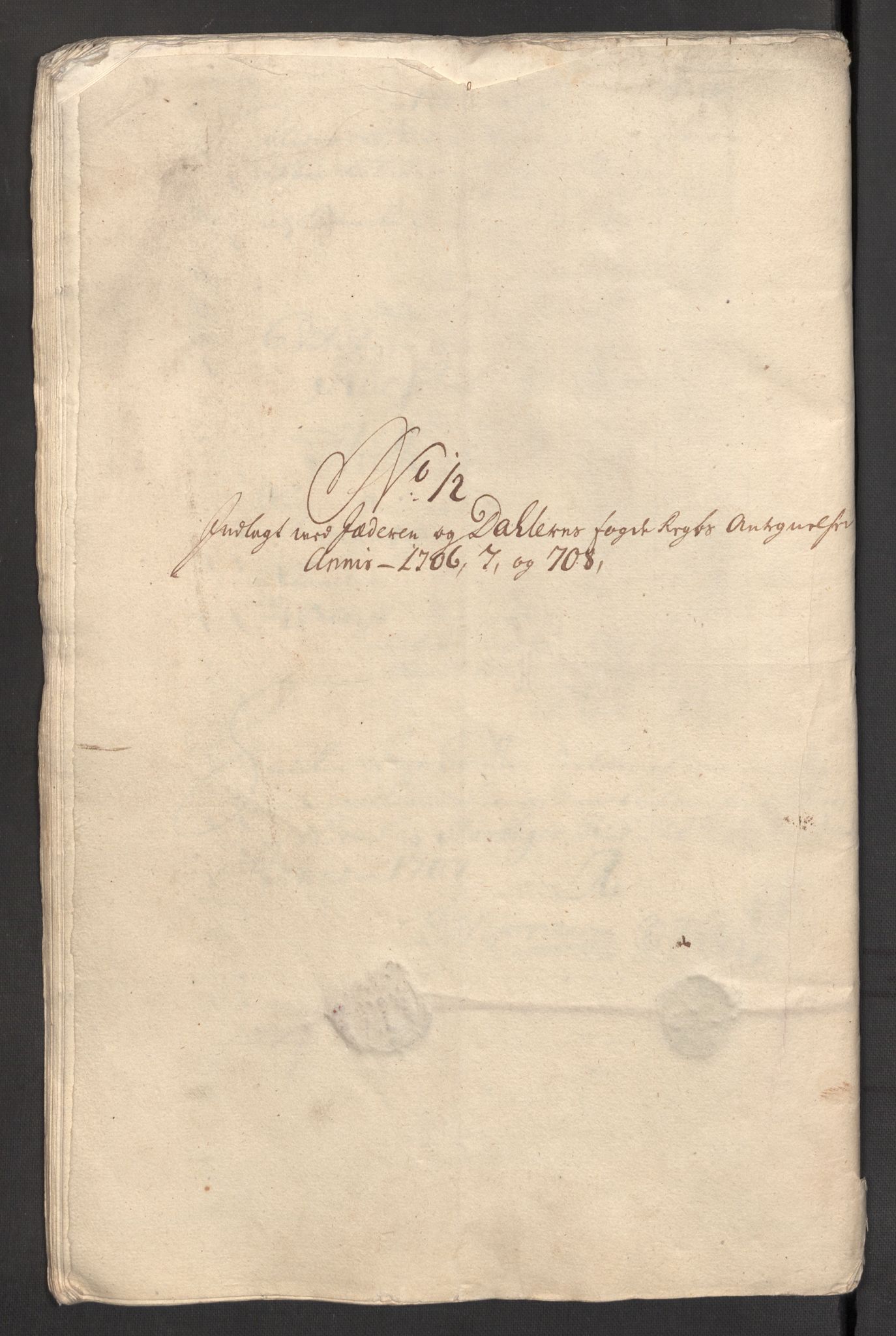 Rentekammeret inntil 1814, Reviderte regnskaper, Fogderegnskap, RA/EA-4092/R46/L2733: Fogderegnskap Jæren og Dalane, 1705-1708, p. 247