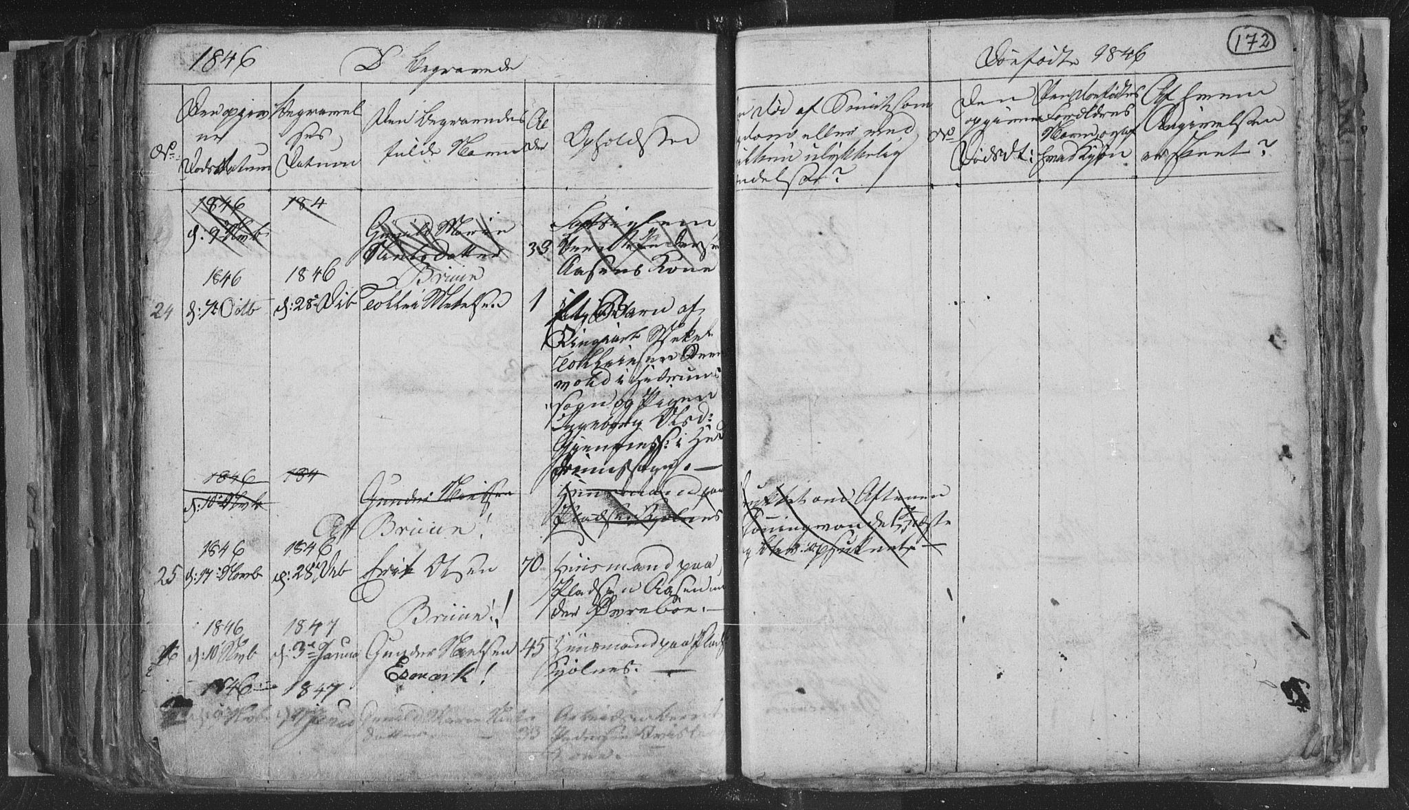 Siljan kirkebøker, SAKO/A-300/G/Ga/L0001: Parish register (copy) no. 1, 1827-1847, p. 172