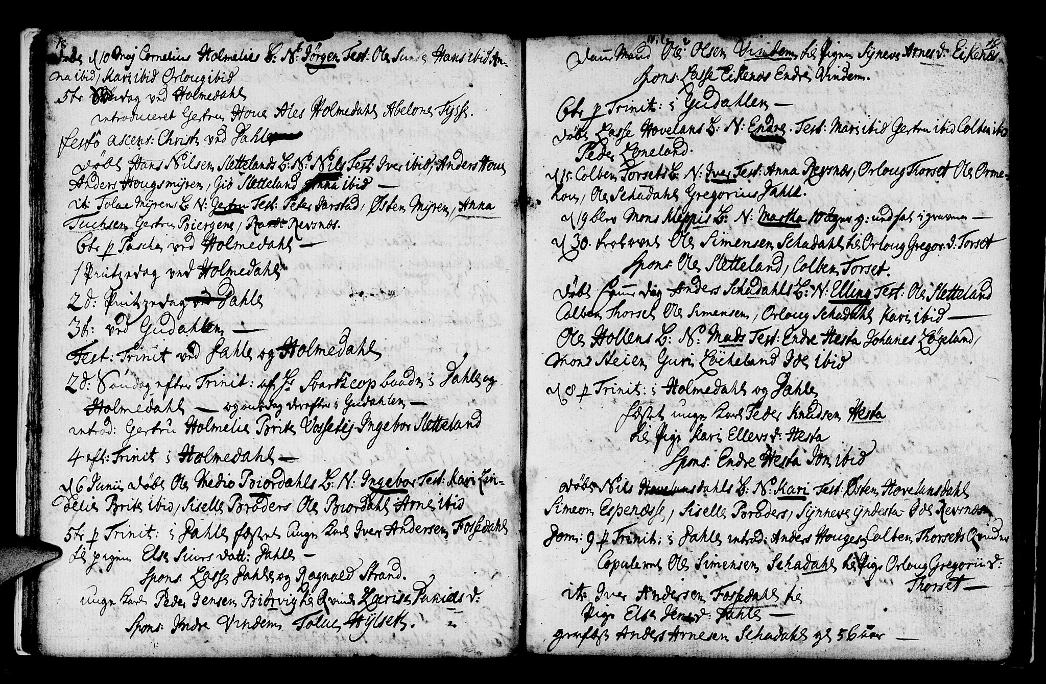 Fjaler sokneprestembete, SAB/A-79801/H/Haa/Haaa/L0001: Parish register (official) no. A 1, 1755-1778, p. 18-19