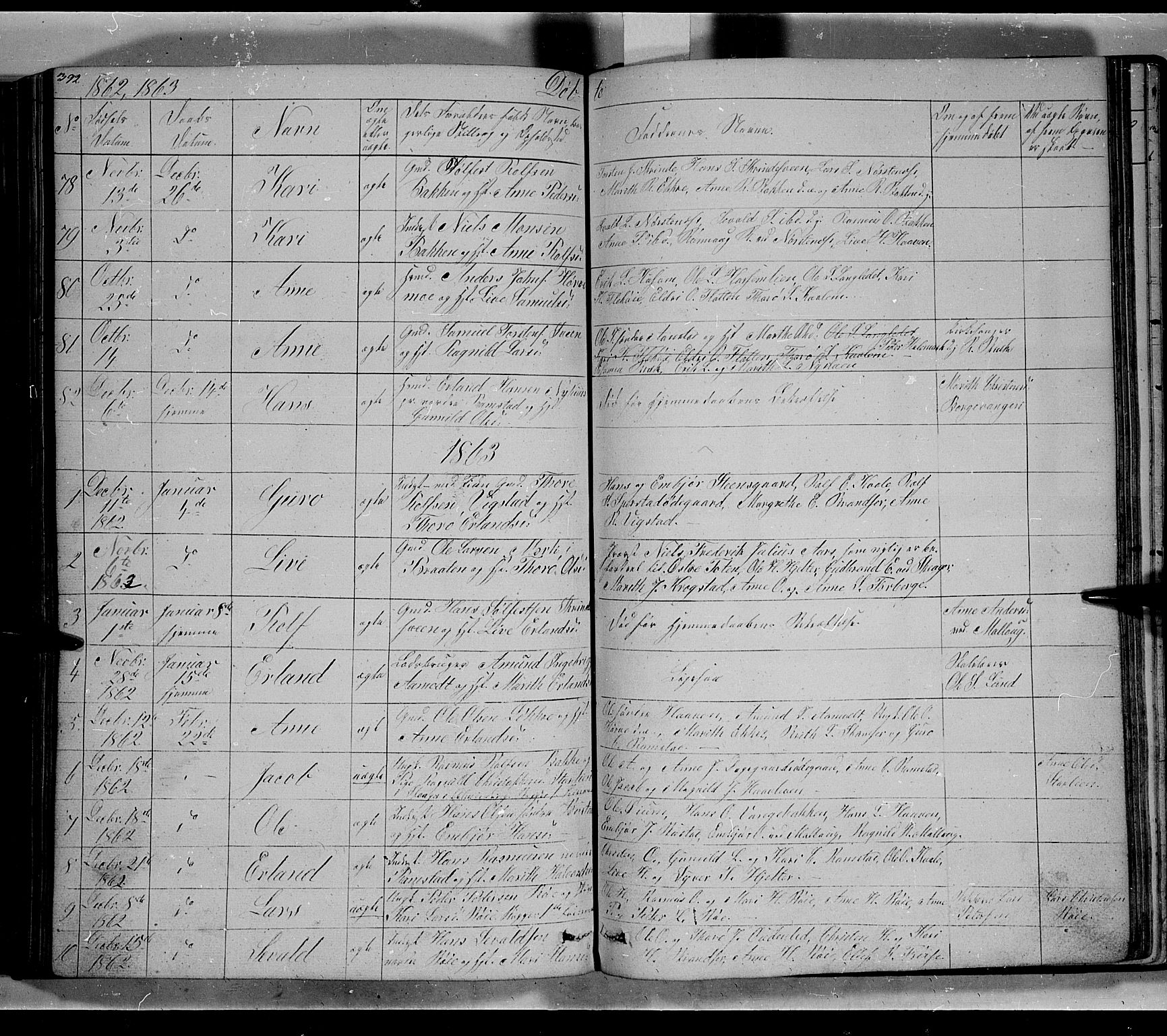 Lom prestekontor, AV/SAH-PREST-070/L/L0004: Parish register (copy) no. 4, 1845-1864, p. 392-393