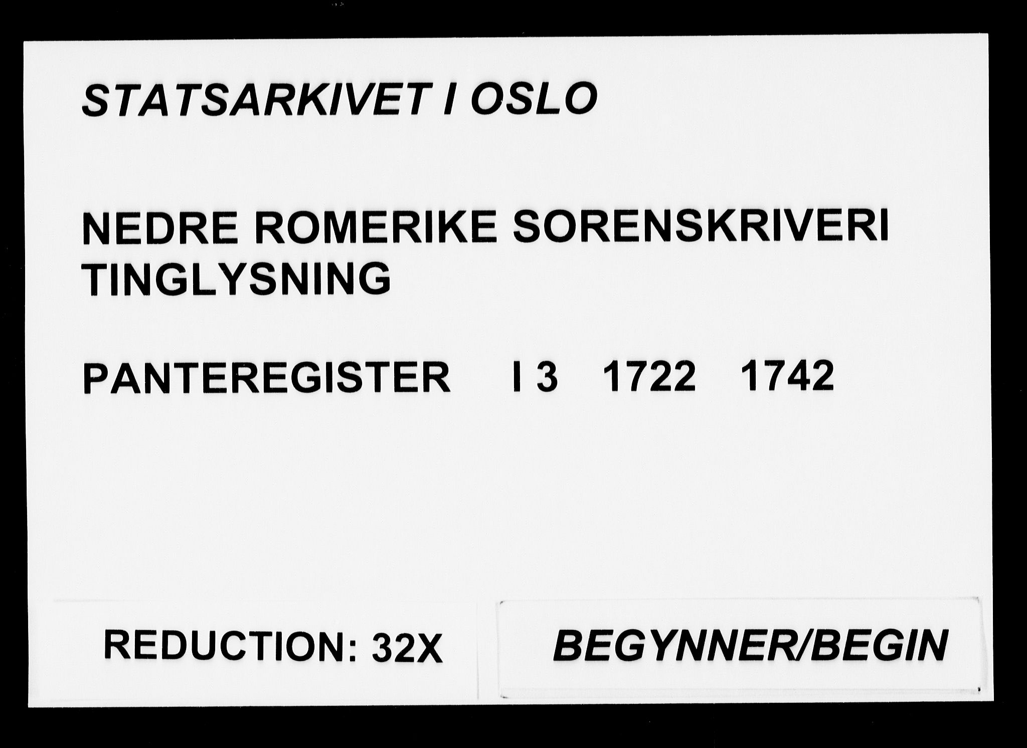 Nedre Romerike sorenskriveri, SAO/A-10469/G/Ga/Gaa/L0003: Mortgage register no. I 3, 1722-1742