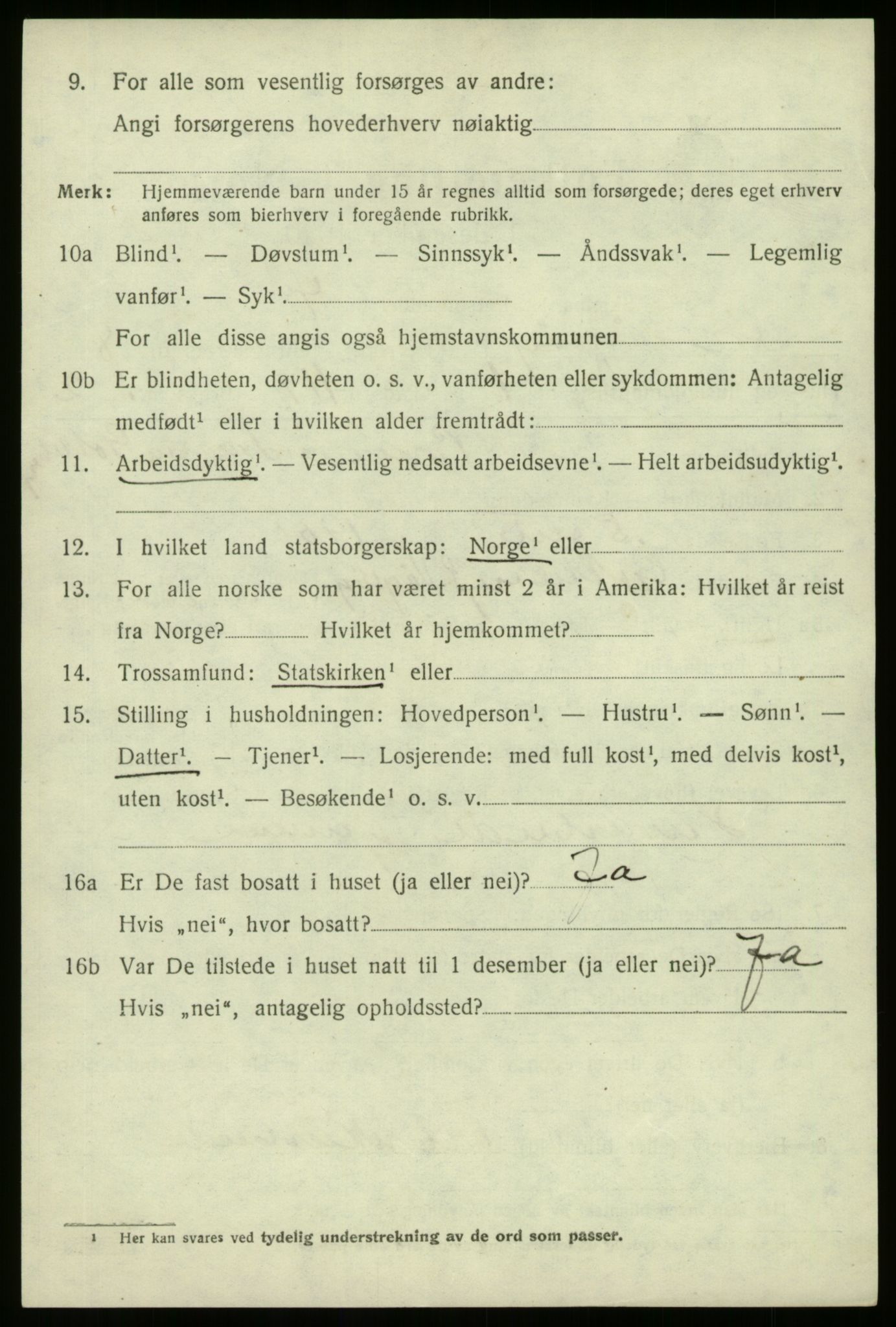 SAB, 1920 census for Sør-Vågsøy, 1920, p. 4787