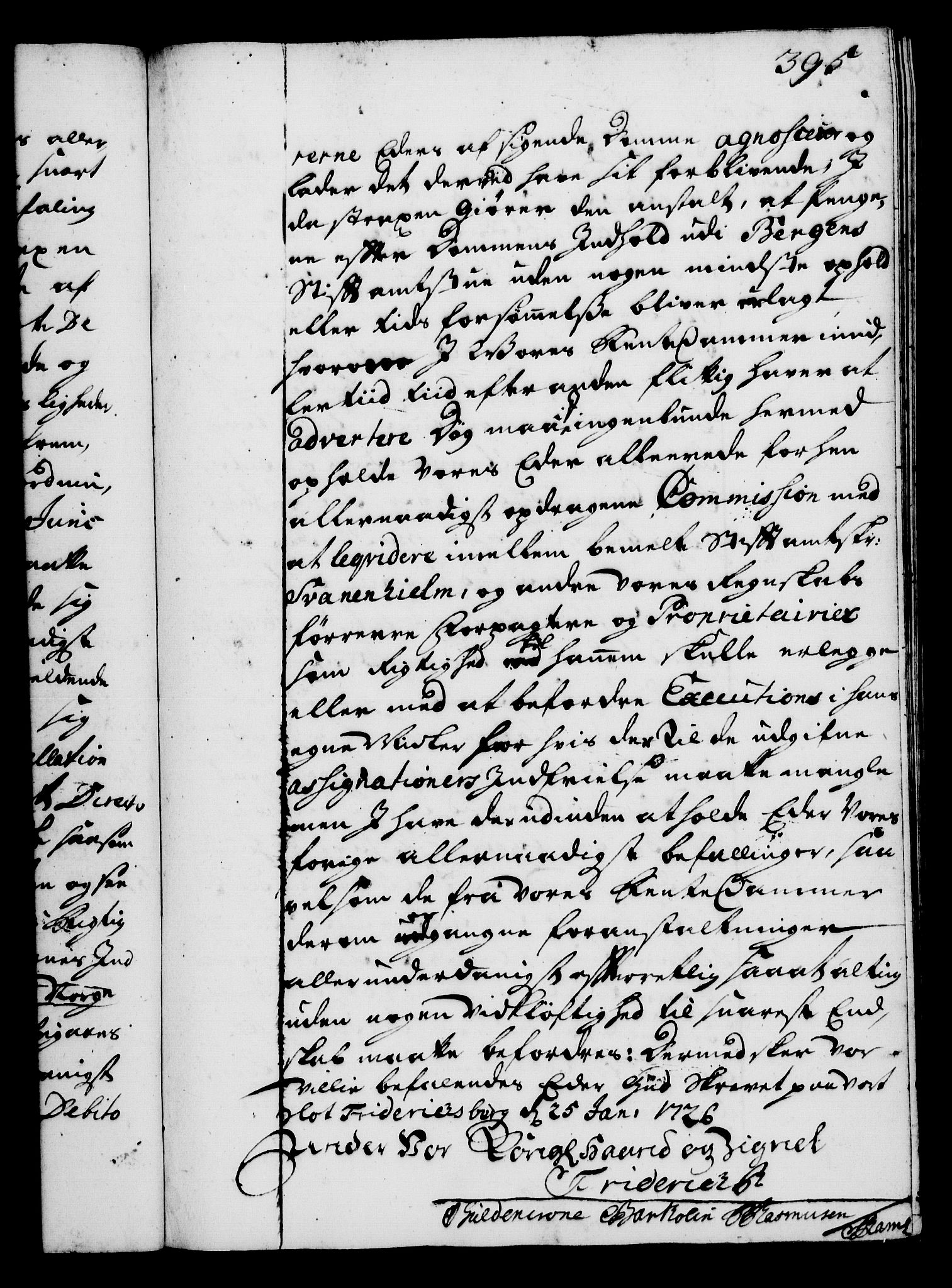 Rentekammeret, Kammerkanselliet, RA/EA-3111/G/Gg/Gga/L0002: Norsk ekspedisjonsprotokoll med register (merket RK 53.2), 1723-1727, p. 395