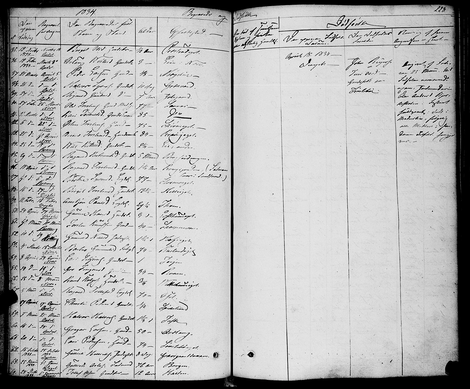 Rollag kirkebøker, AV/SAKO-A-240/F/Fa/L0007: Parish register (official) no. I 7, 1828-1847, p. 228