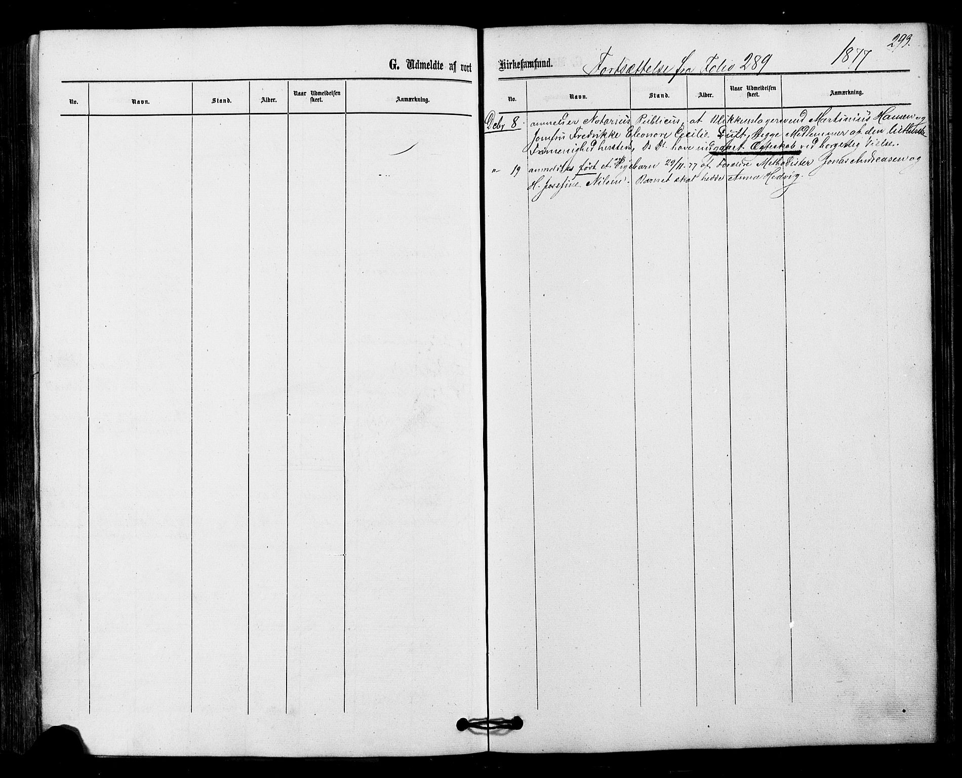 Halden prestekontor Kirkebøker, AV/SAO-A-10909/F/Fa/L0010: Parish register (official) no. I 10, 1866-1877, p. 293