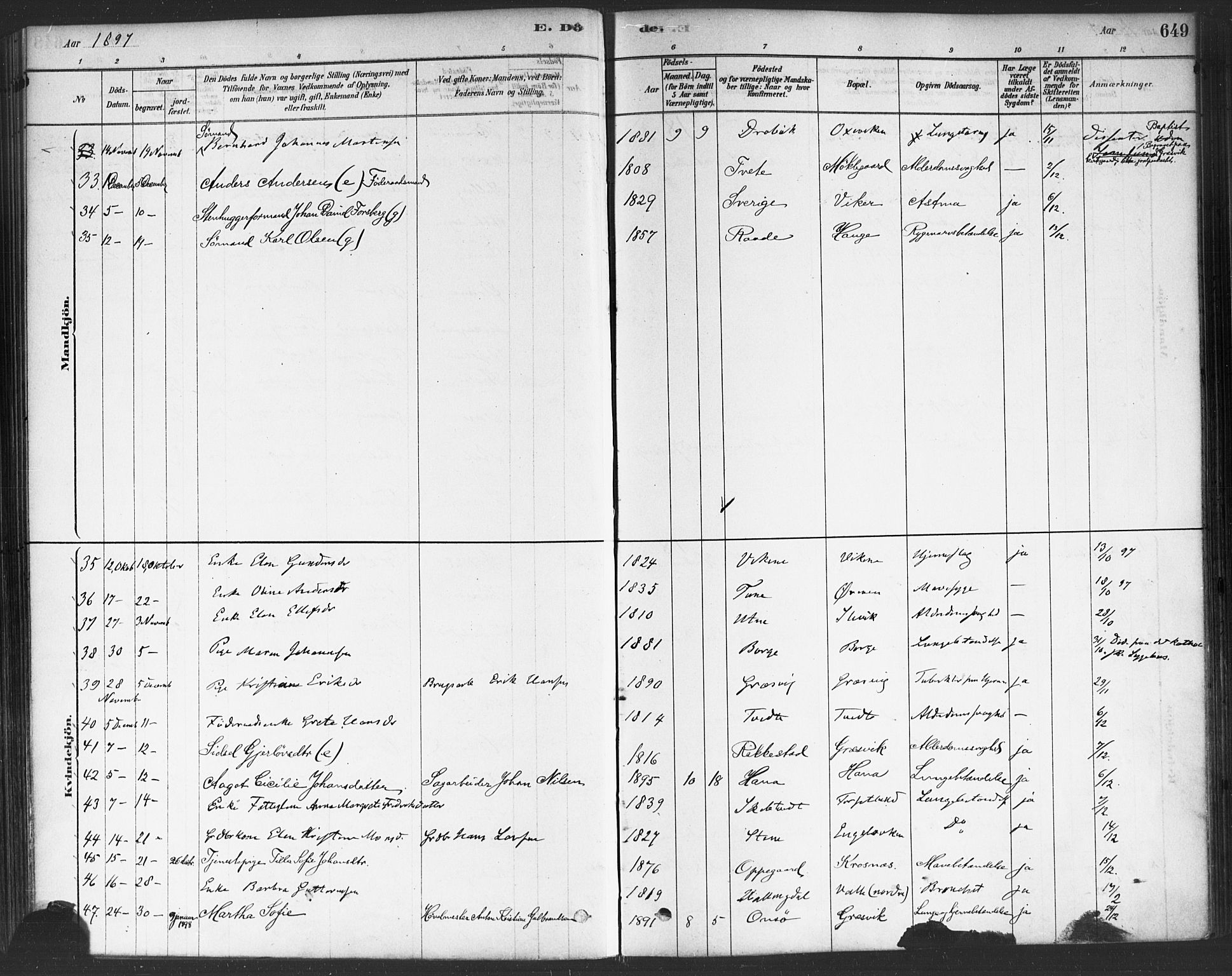 Onsøy prestekontor Kirkebøker, AV/SAO-A-10914/F/Fa/L0006: Parish register (official) no. I 6, 1878-1898, p. 649