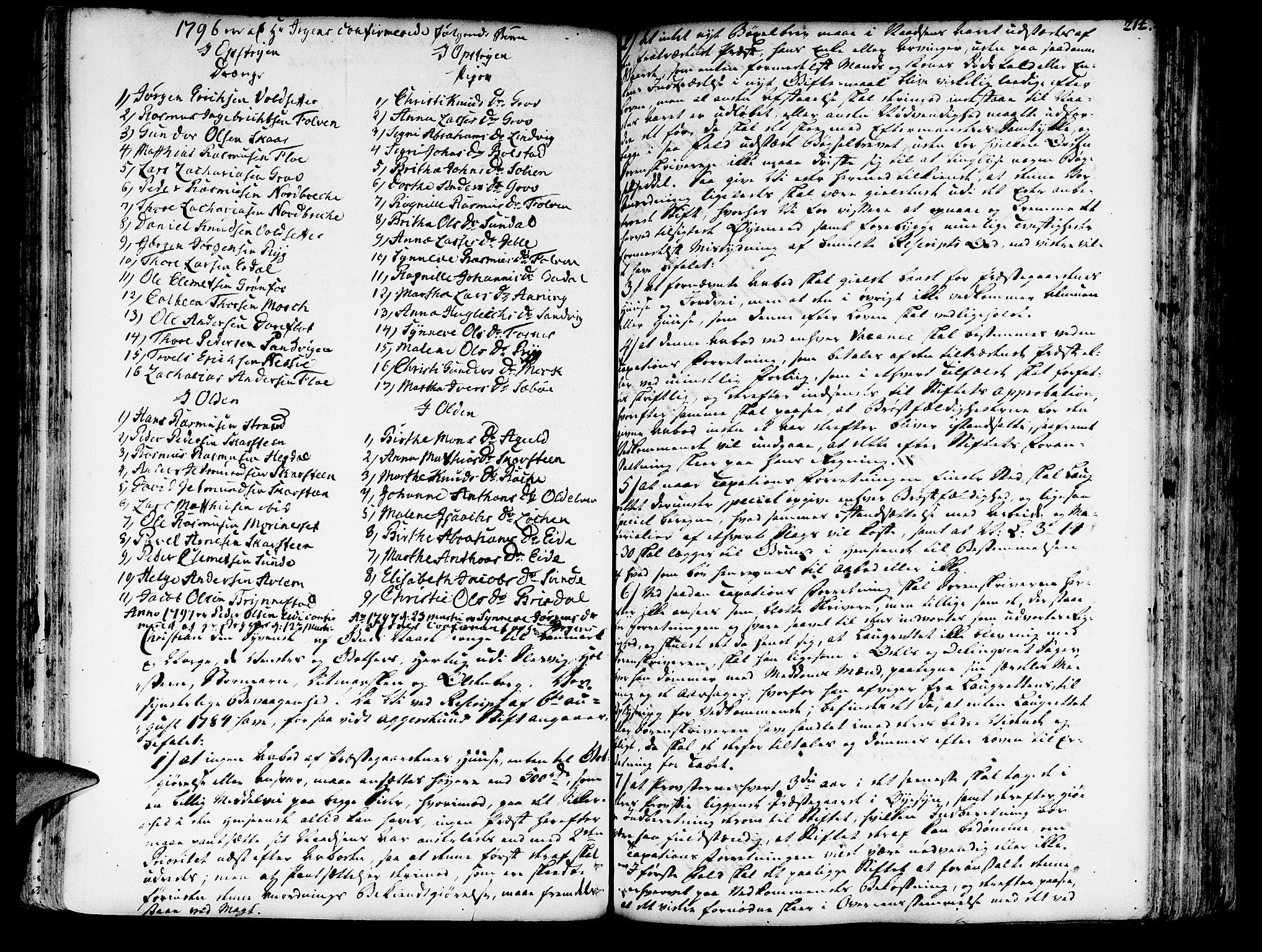 Innvik sokneprestembete, SAB/A-80501: Other parish register no. I.2.A, 1750-1835, p. 214
