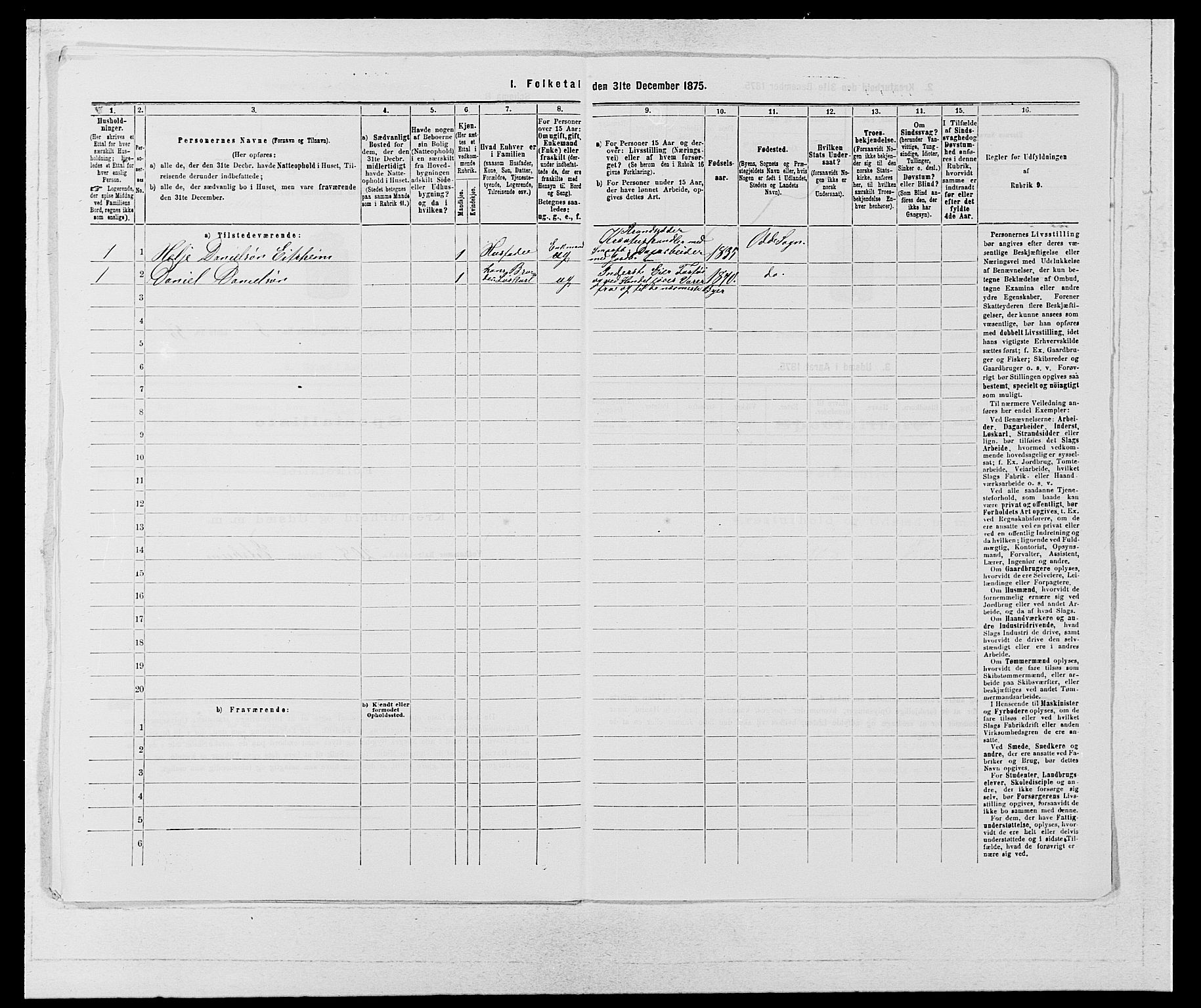 SAB, 1875 census for 1230P Ullensvang, 1875, p. 498