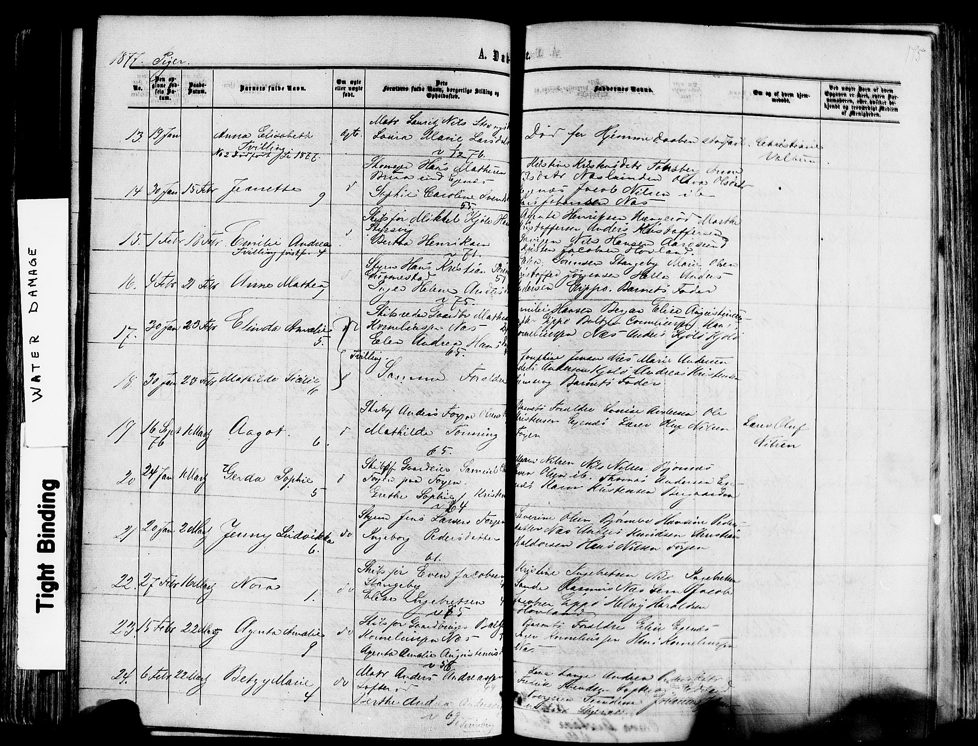 Nøtterøy kirkebøker, SAKO/A-354/F/Fa/L0007: Parish register (official) no. I 7, 1865-1877, p. 175