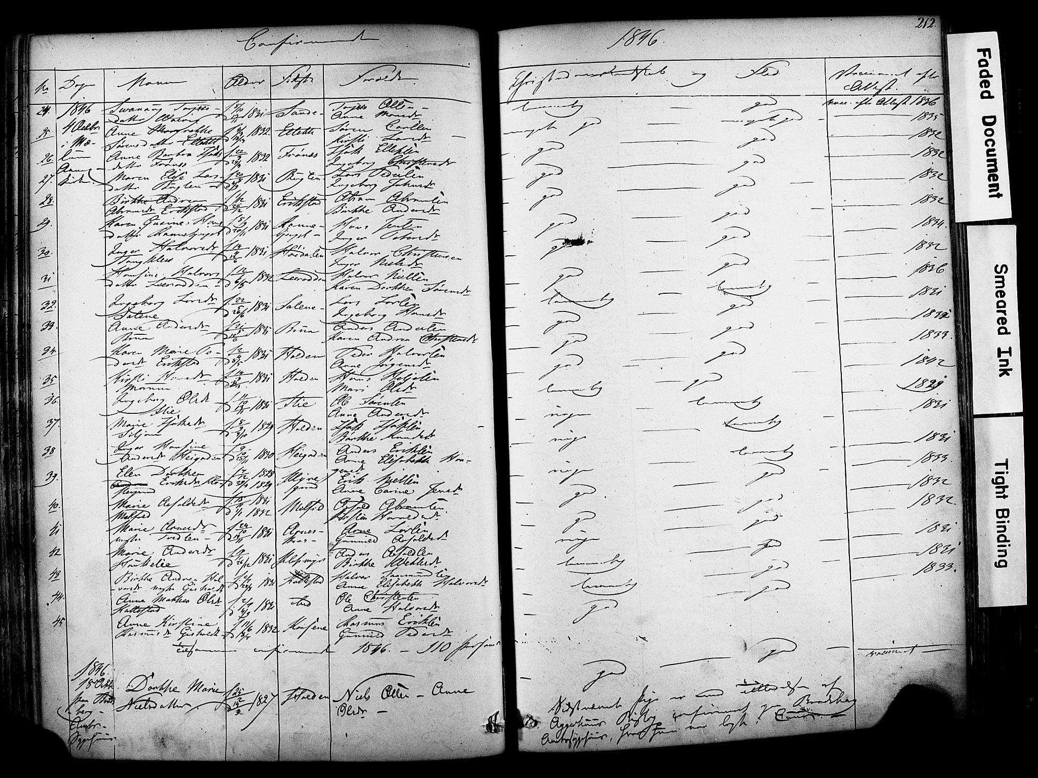 Solum kirkebøker, SAKO/A-306/F/Fa/L0006: Parish register (official) no. I 6, 1844-1855, p. 212