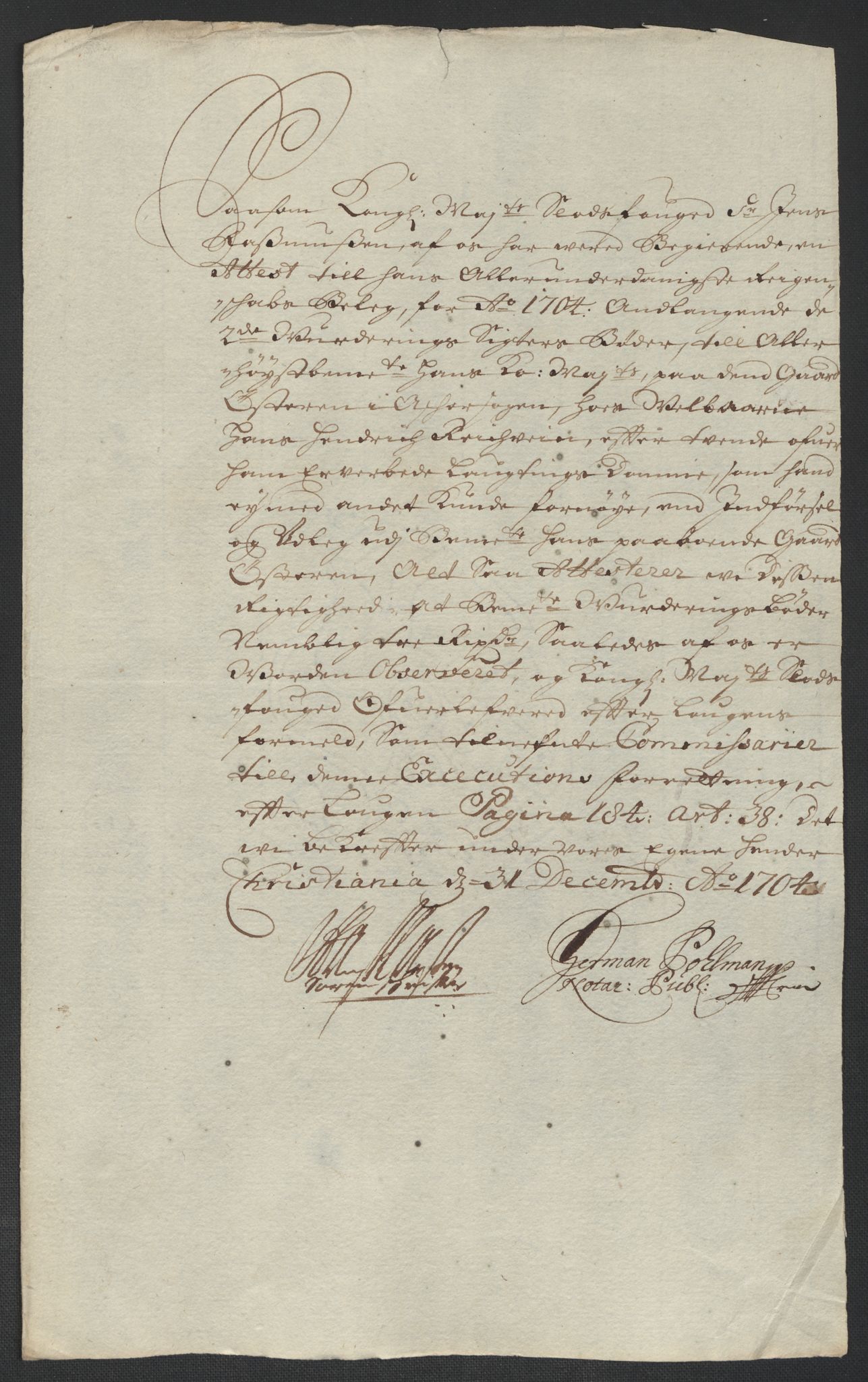 Rentekammeret inntil 1814, Reviderte regnskaper, Fogderegnskap, AV/RA-EA-4092/R10/L0445: Fogderegnskap Aker og Follo, 1703-1704, p. 339