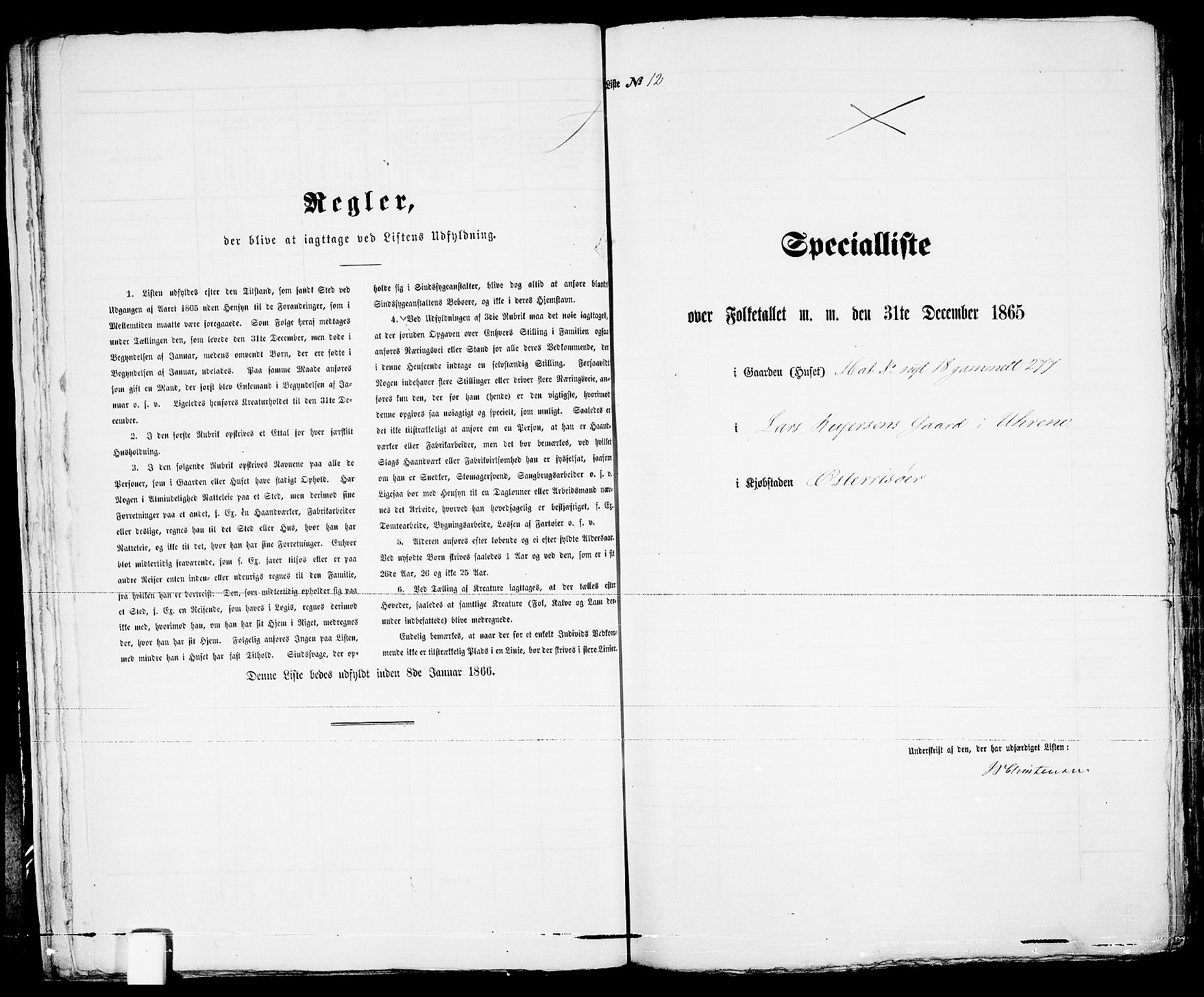 RA, 1865 census for Risør/Risør, 1865, p. 31