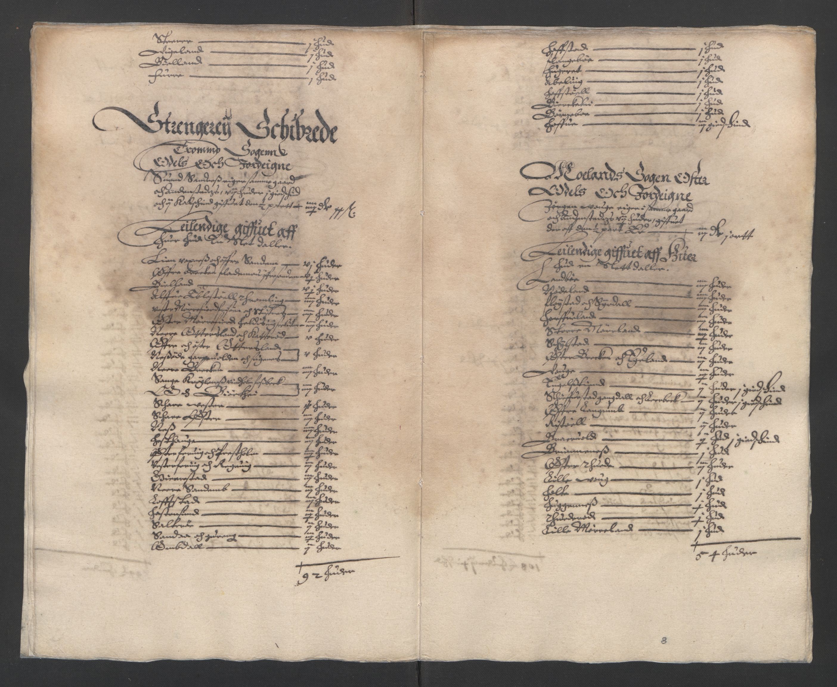 Rentekammeret inntil 1814, Reviderte regnskaper, Lensregnskaper, AV/RA-EA-5023/R/Rb/Rbq/L0032: Nedenes len. Mandals len. Råbyggelag., 1641-1643