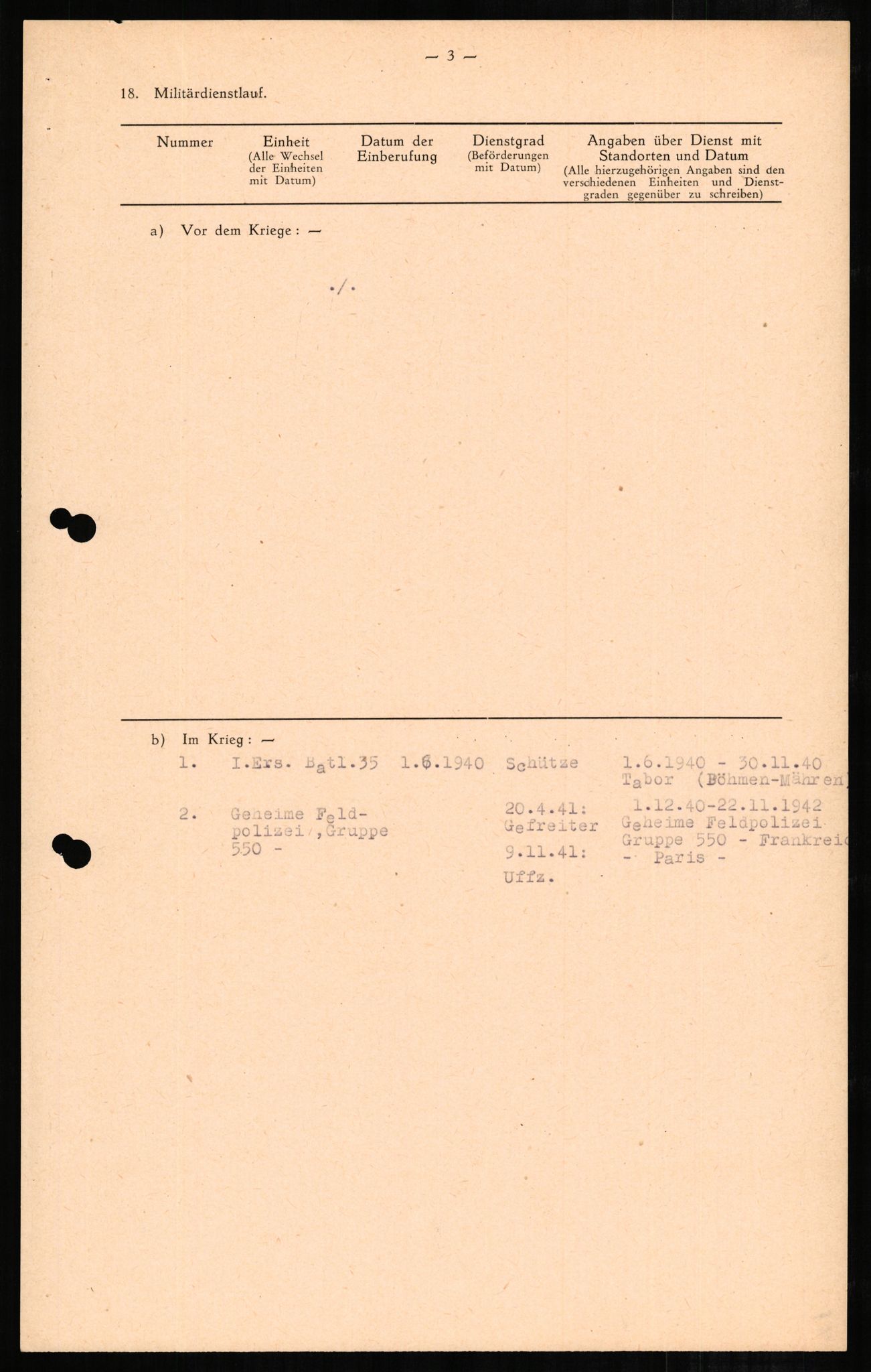 Forsvaret, Forsvarets overkommando II, RA/RAFA-3915/D/Db/L0003: CI Questionaires. Tyske okkupasjonsstyrker i Norge. Tyskere., 1945-1946, p. 322