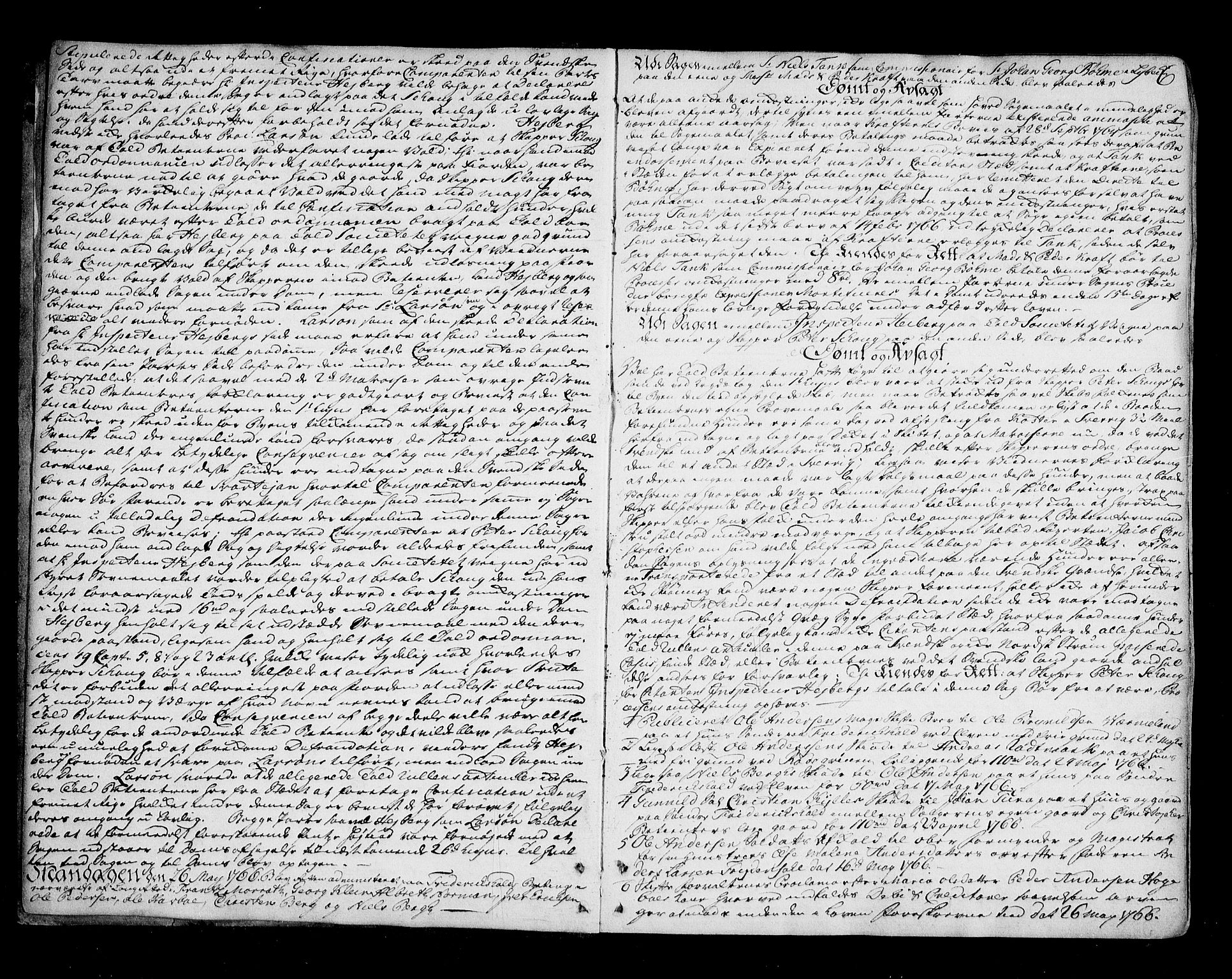 Halden byfogd, AV/SAO-A-10865/F/Fb/L0012: Tingbok, 1766-1772, p. 5b-6a