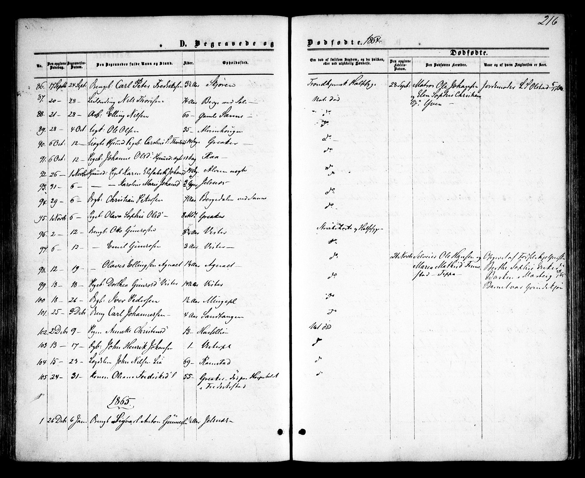 Tune prestekontor Kirkebøker, SAO/A-2007/F/Fa/L0014: Parish register (official) no. 14, 1864-1868, p. 216