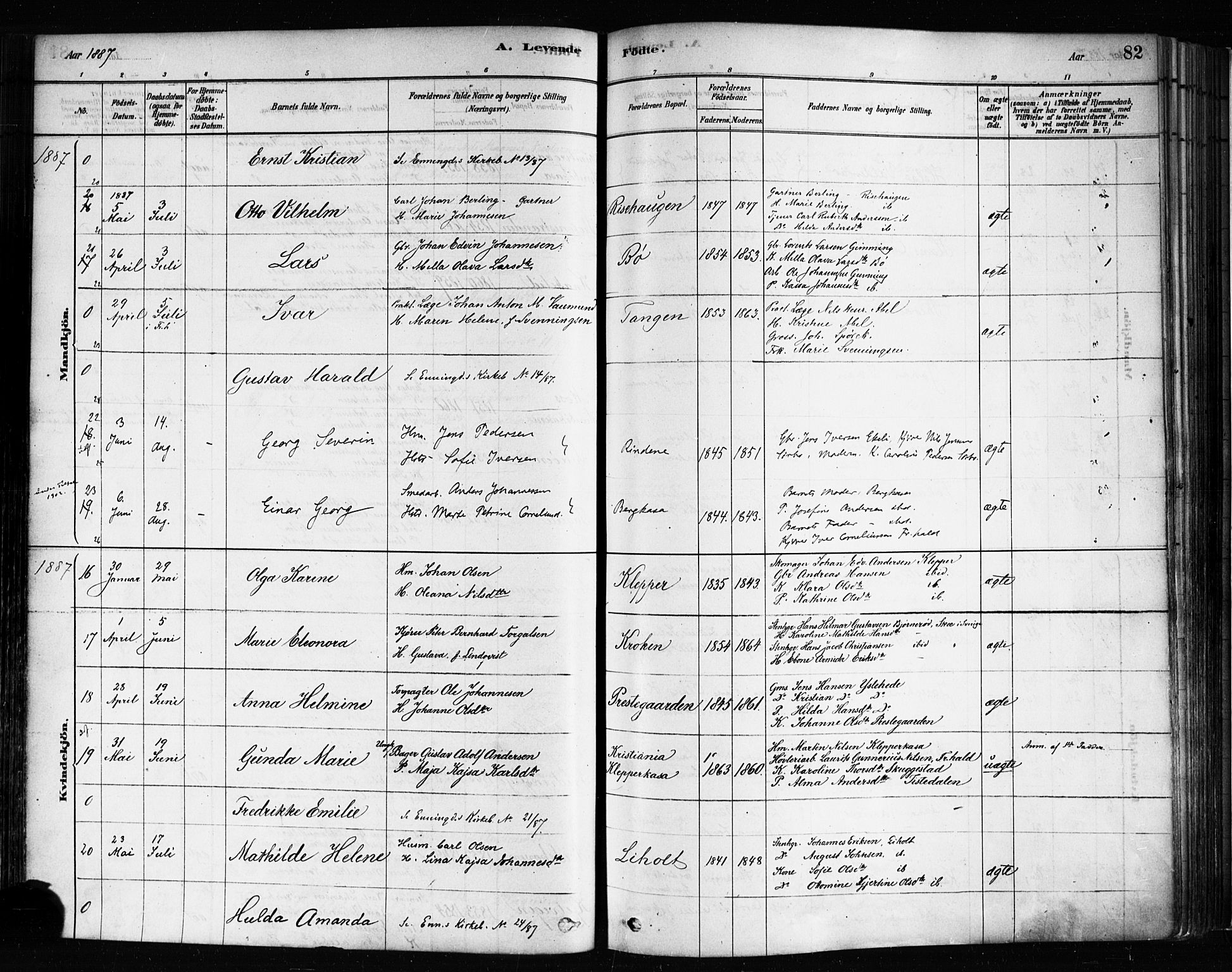 Idd prestekontor Kirkebøker, SAO/A-10911/F/Fc/L0006a: Parish register (official) no. III 6A, 1878-1903, p. 82