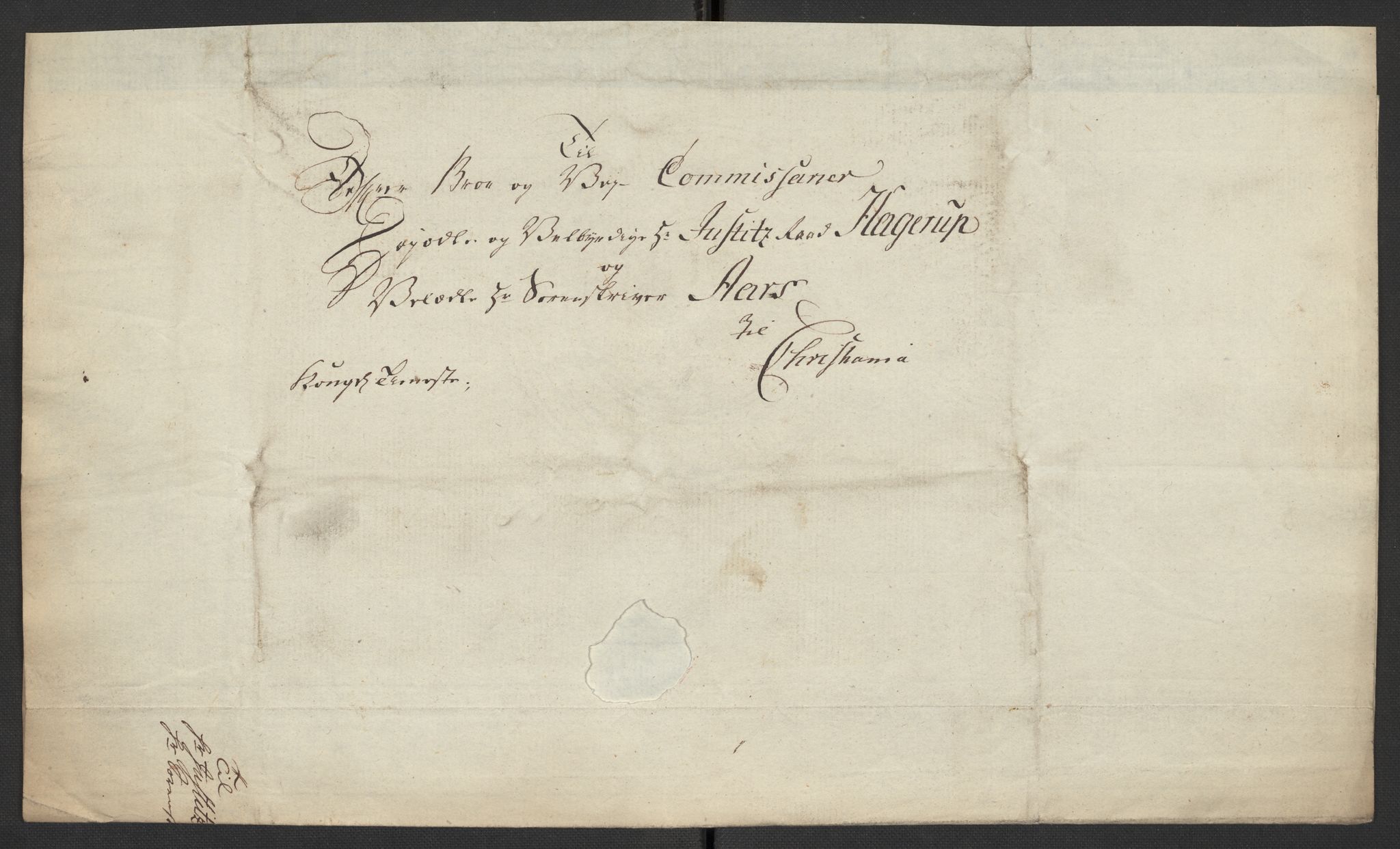 Oslo politidistrikt, AV/SAO-A-10085/D/Da/L0003: Innkomne brev, pro memoria m.v., 1781, p. 2