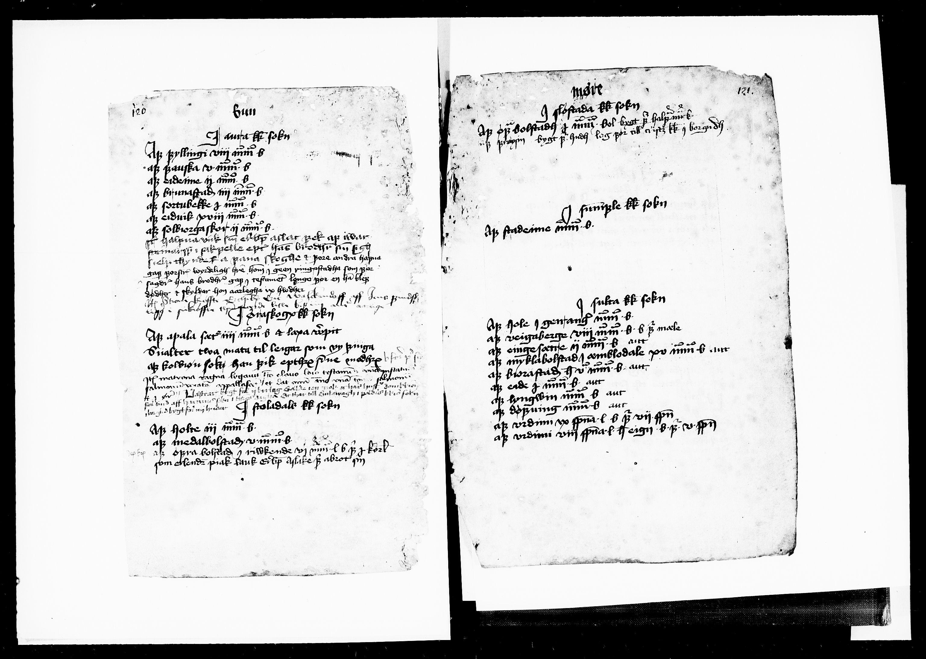 Riksarkivets diplomsamling, RA/EA-5965/F13/F13b/L0013: NRA dipl. München papir, nr. 4292 Aslak Bolts jordebok., 1430-1439, p. 124