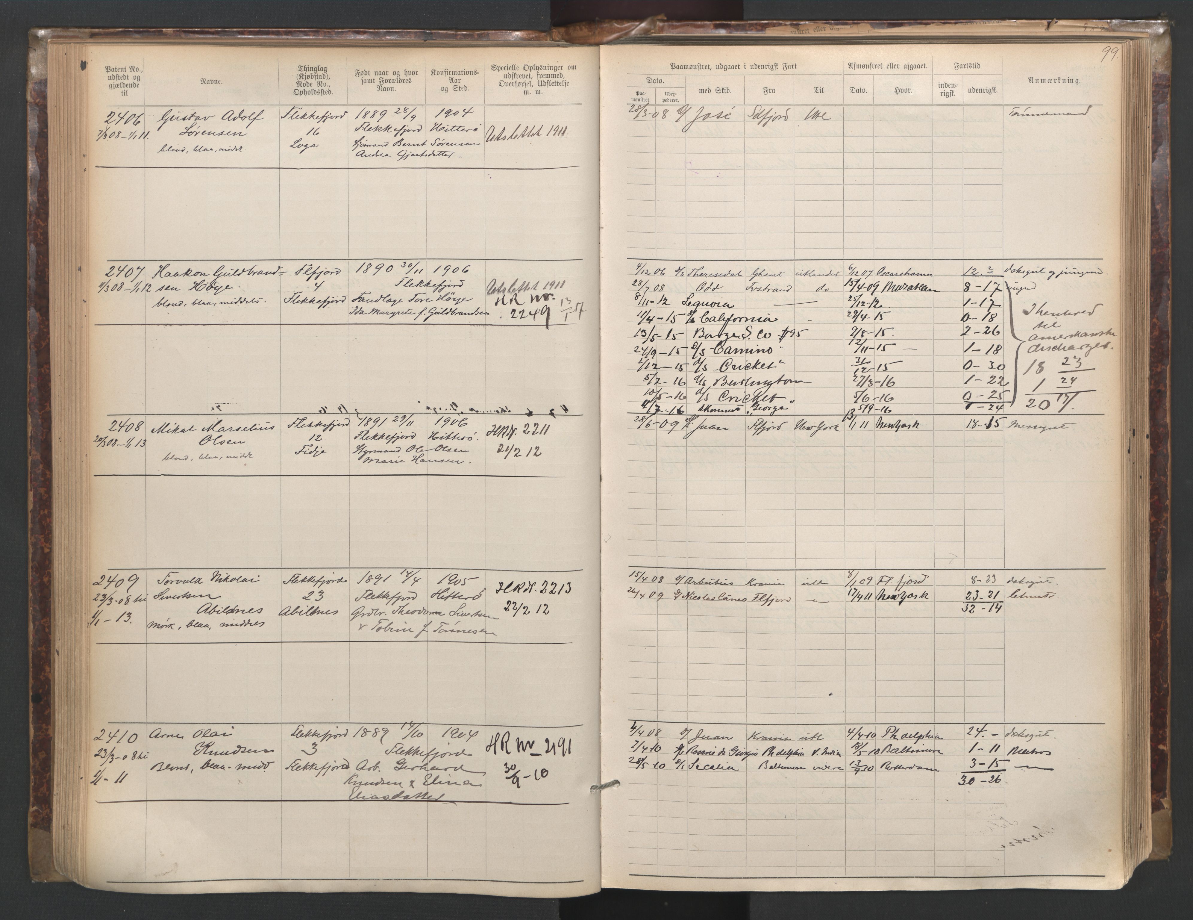 Flekkefjord mønstringskrets, SAK/2031-0018/F/Fa/L0003: Annotasjonsrulle nr 1921-2963 med register, N-3, 1892-1948, p. 130