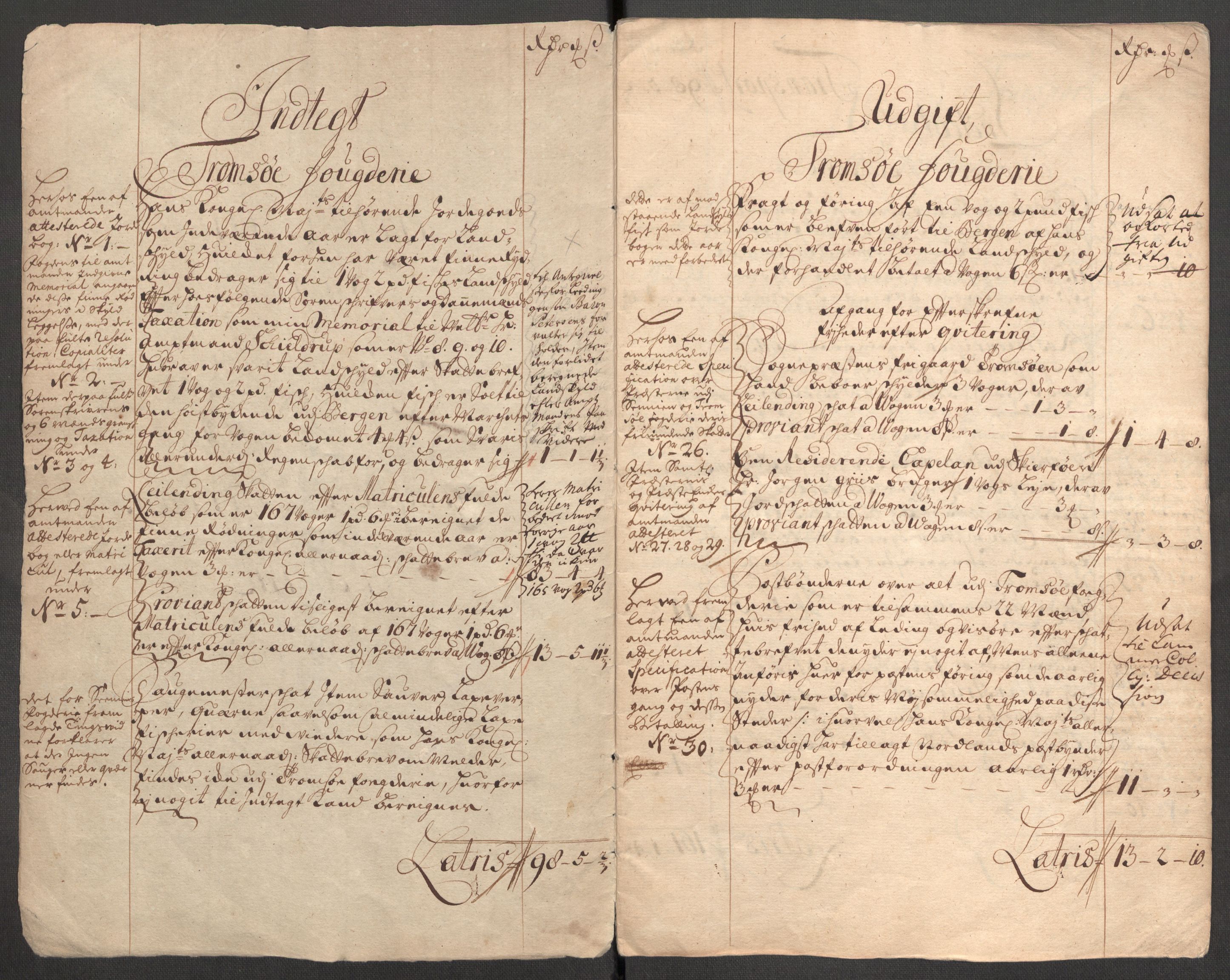 Rentekammeret inntil 1814, Reviderte regnskaper, Fogderegnskap, AV/RA-EA-4092/R68/L4758: Fogderegnskap Senja og Troms, 1711-1712, p. 301