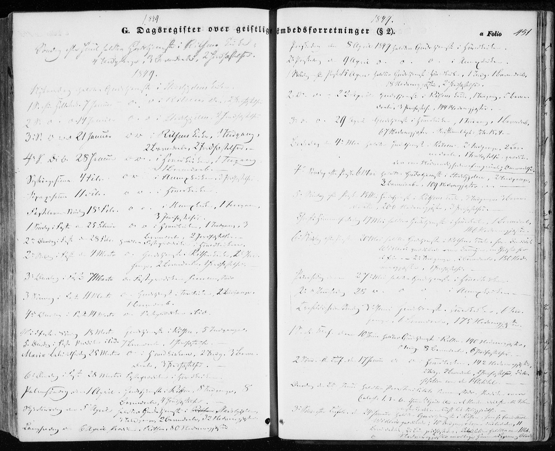 Ministerialprotokoller, klokkerbøker og fødselsregistre - Sør-Trøndelag, SAT/A-1456/646/L0611: Parish register (official) no. 646A09, 1848-1857, p. 451