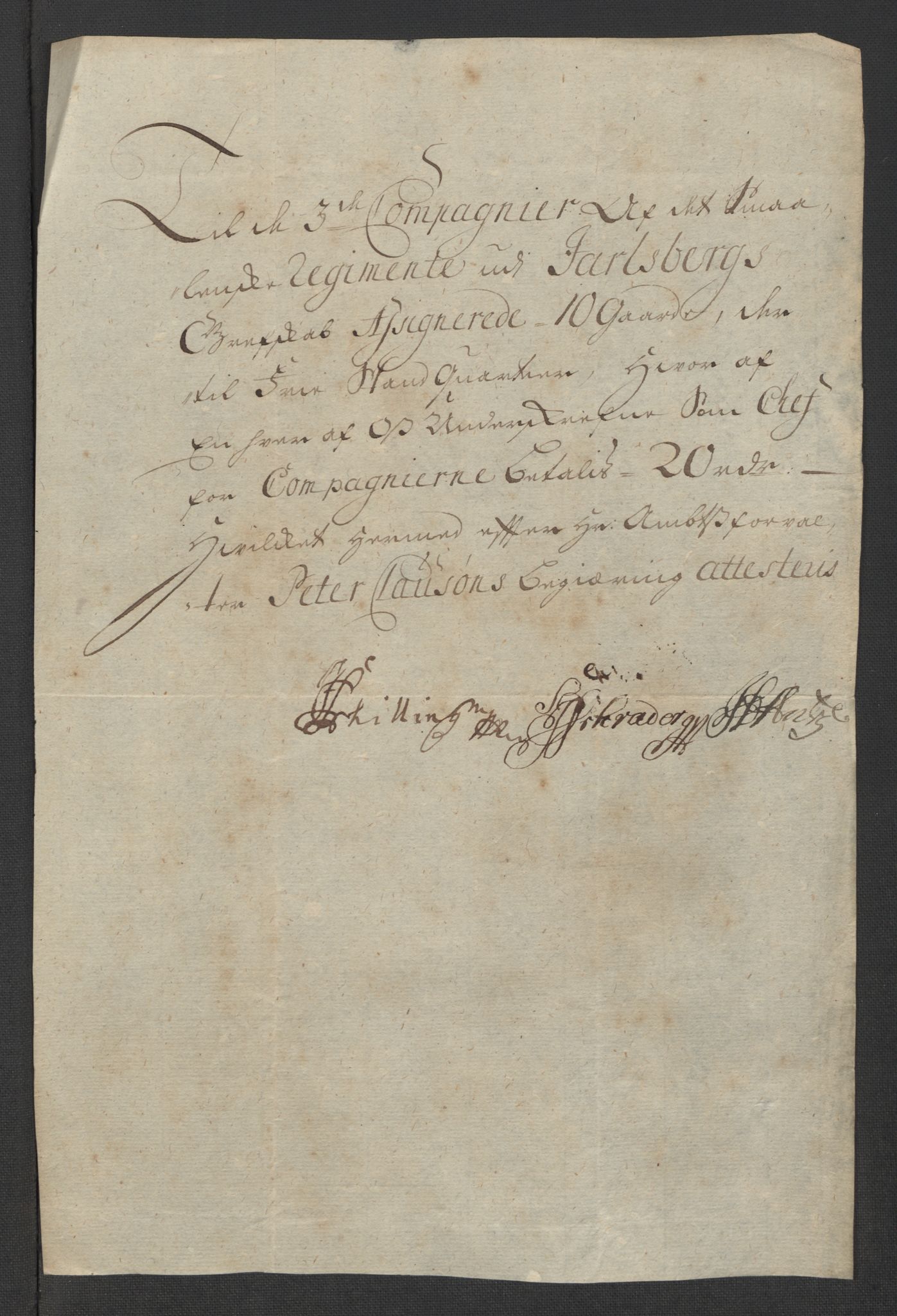 Rentekammeret inntil 1814, Reviderte regnskaper, Fogderegnskap, RA/EA-4092/R32/L1878: Fogderegnskap Jarlsberg grevskap, 1713, p. 162