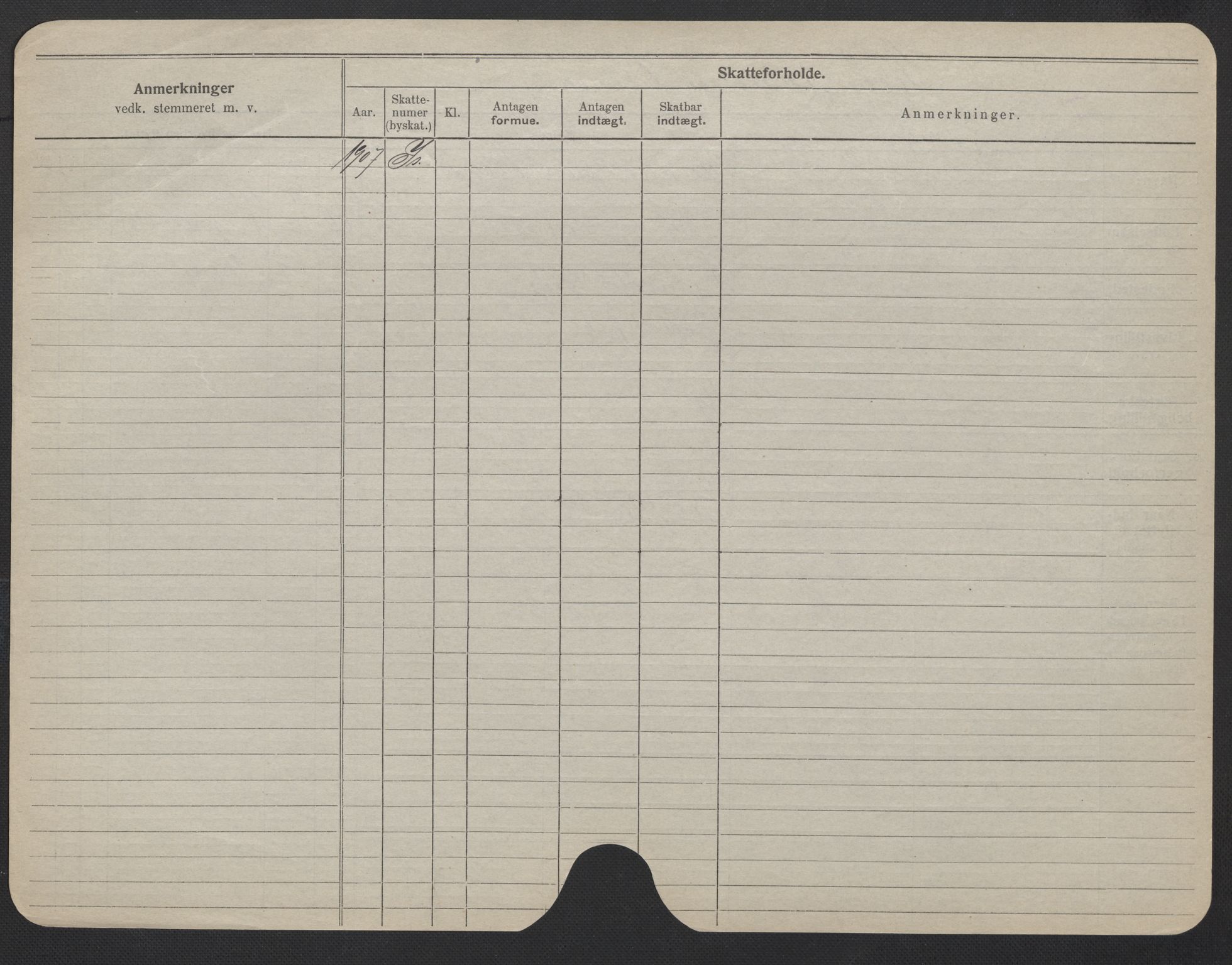 Oslo folkeregister, Registerkort, AV/SAO-A-11715/F/Fa/Fac/L0023: Kvinner, 1906-1914, p. 125b