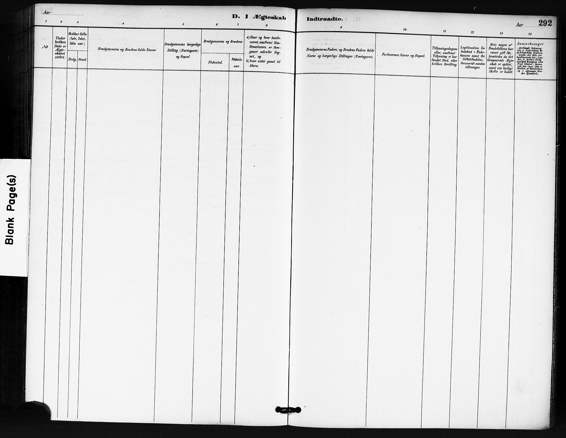 Oslo domkirke Kirkebøker, AV/SAO-A-10752/F/Fa/L0032: Parish register (official) no. 32, 1885-1902, p. 292