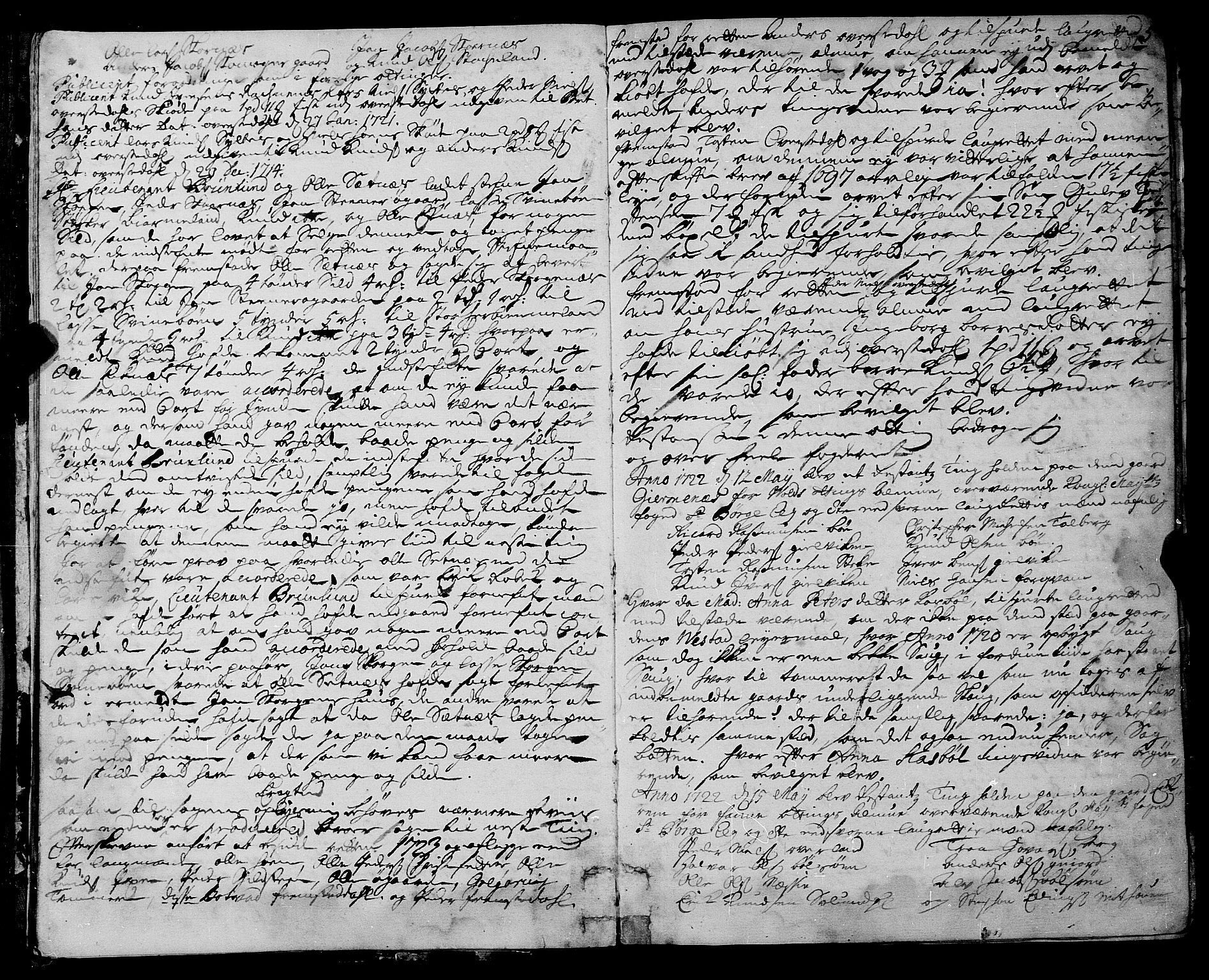 Romsdal sorenskriveri, SAT/A-4149/1/1/1A/L0009: Tingbok, 1722-1728, p. 4b-5a