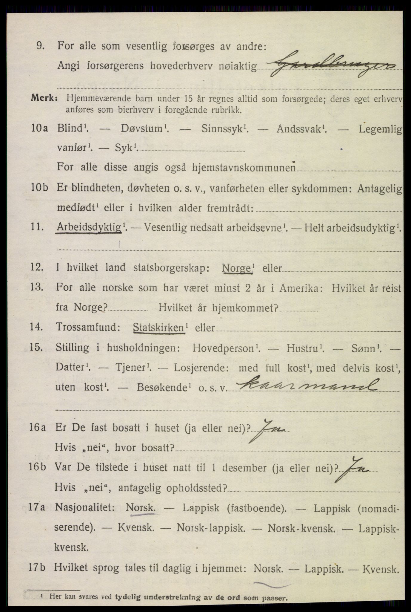 SAT, 1920 census for Inderøy, 1920, p. 5092