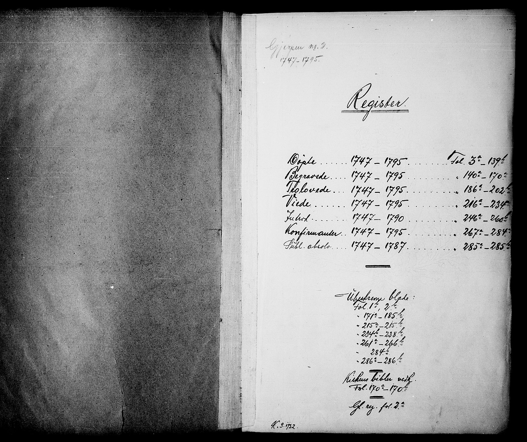 Gjerpen kirkebøker, SAKO/A-265/F/Fa/L0002: Parish register (official) no. I 2, 1747-1795