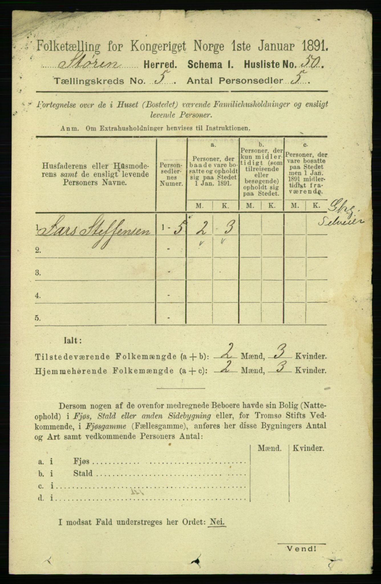 RA, 1891 census for 1648 Støren, 1891, p. 1926