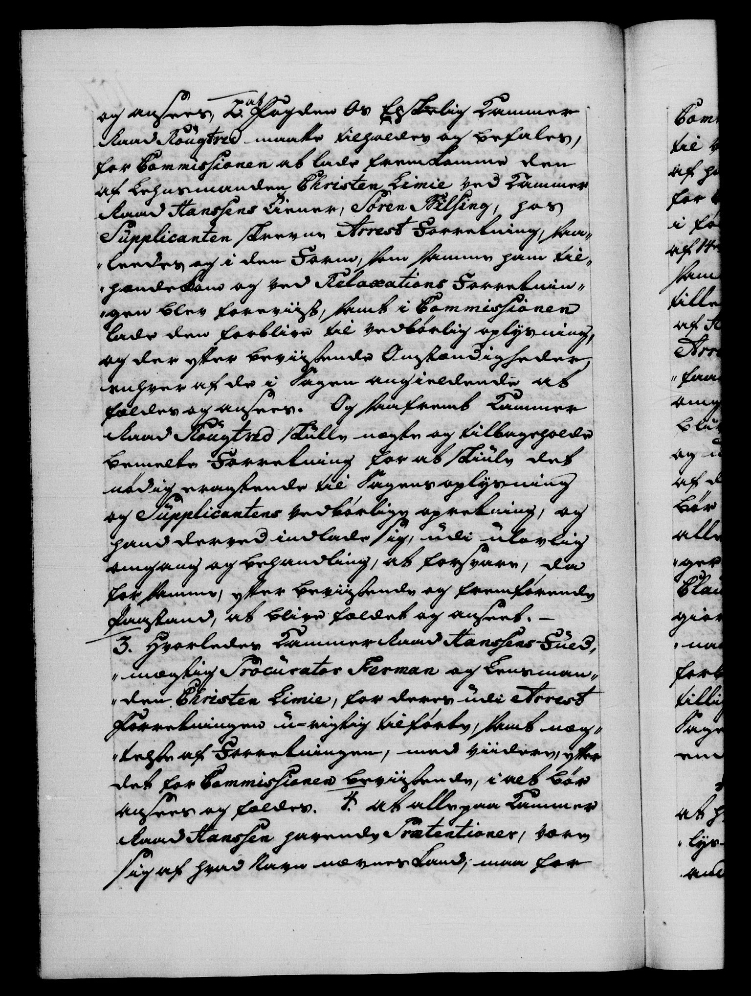 Danske Kanselli 1572-1799, AV/RA-EA-3023/F/Fc/Fca/Fcab/L0040: Norske tegnelser "Norske eller 3. depts. missiver", 1771-1773, p. 107b