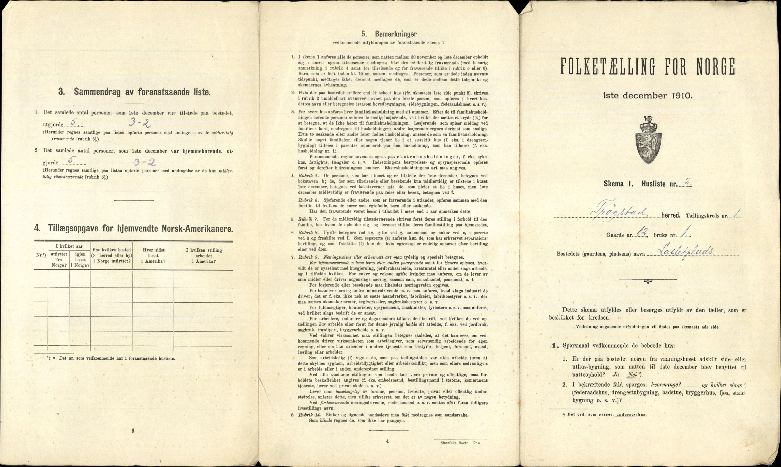 RA, 1910 census for Trøgstad, 1910, p. 33