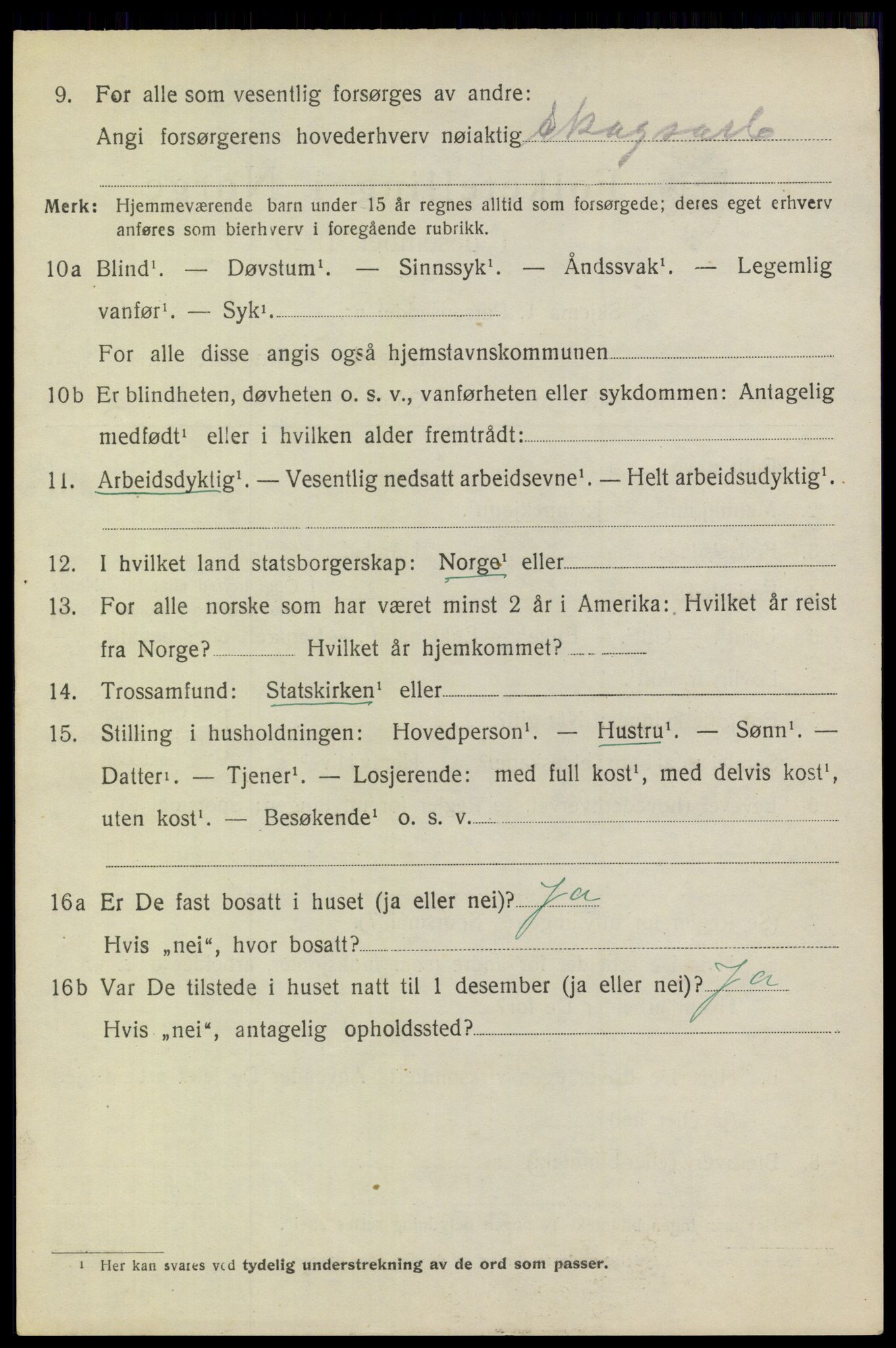 SAO, 1920 census for Aurskog, 1920, p. 1667