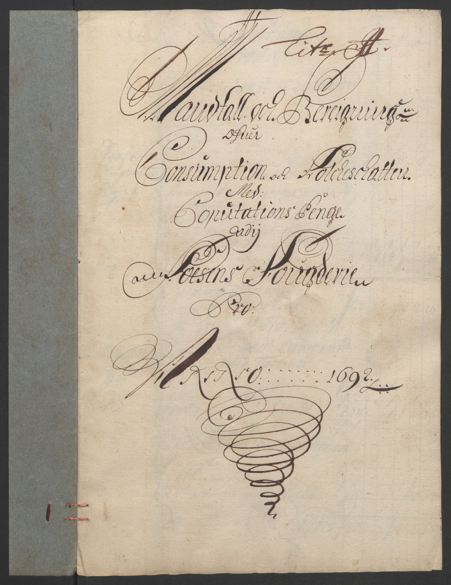 Rentekammeret inntil 1814, Reviderte regnskaper, Fogderegnskap, RA/EA-4092/R57/L3849: Fogderegnskap Fosen, 1692-1693, p. 127